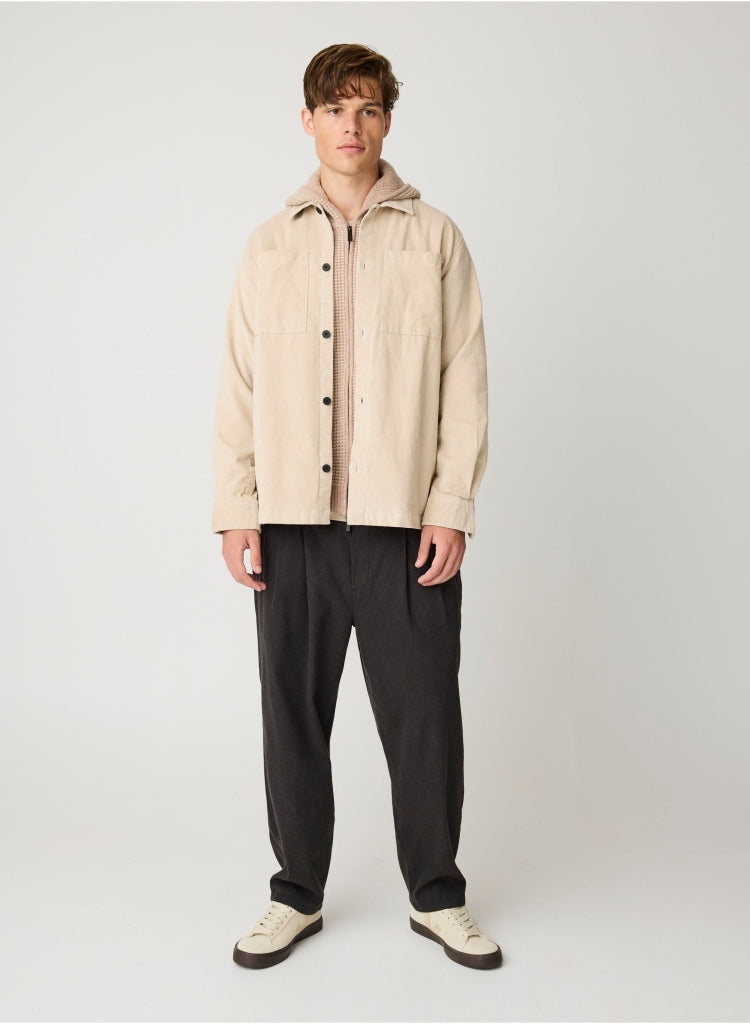 Lockeres Cord-Overshirt aus Bio-Baumwolle
