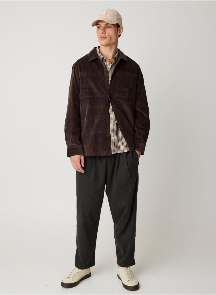 Lockeres Cord-Overshirt aus Bio-Baumwolle