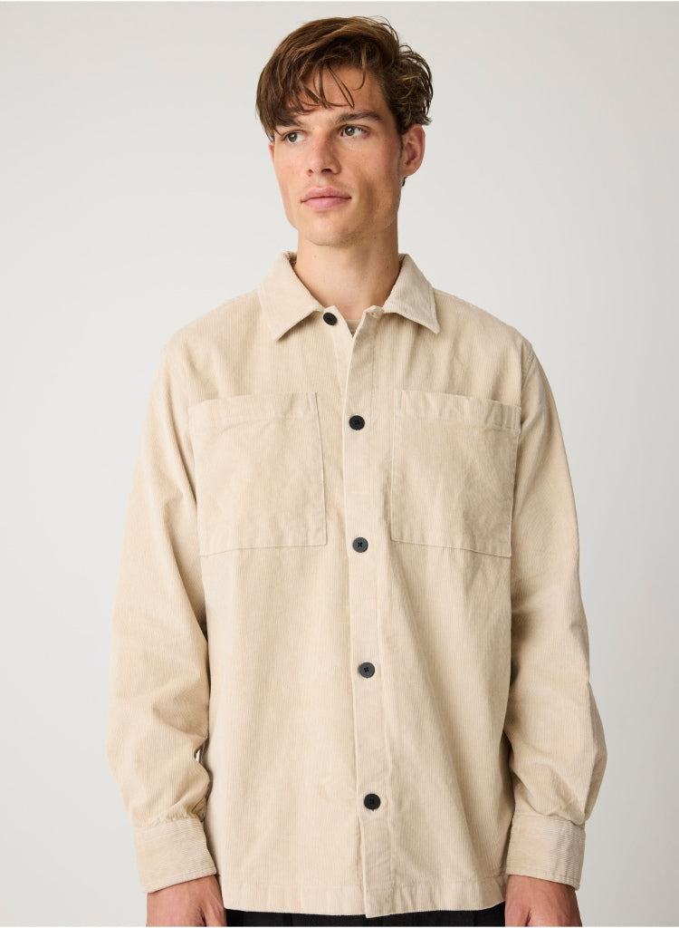 Lockeres Cord-Overshirt aus Bio-Baumwolle