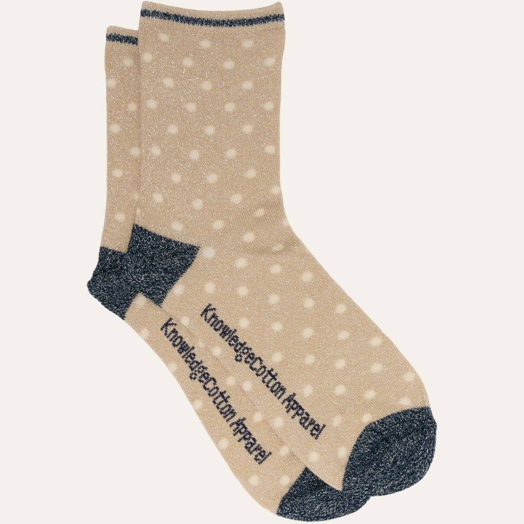 Glitzer-Socken HONEY Dots mit Bio-Baumwolle und recyceltem Polyester