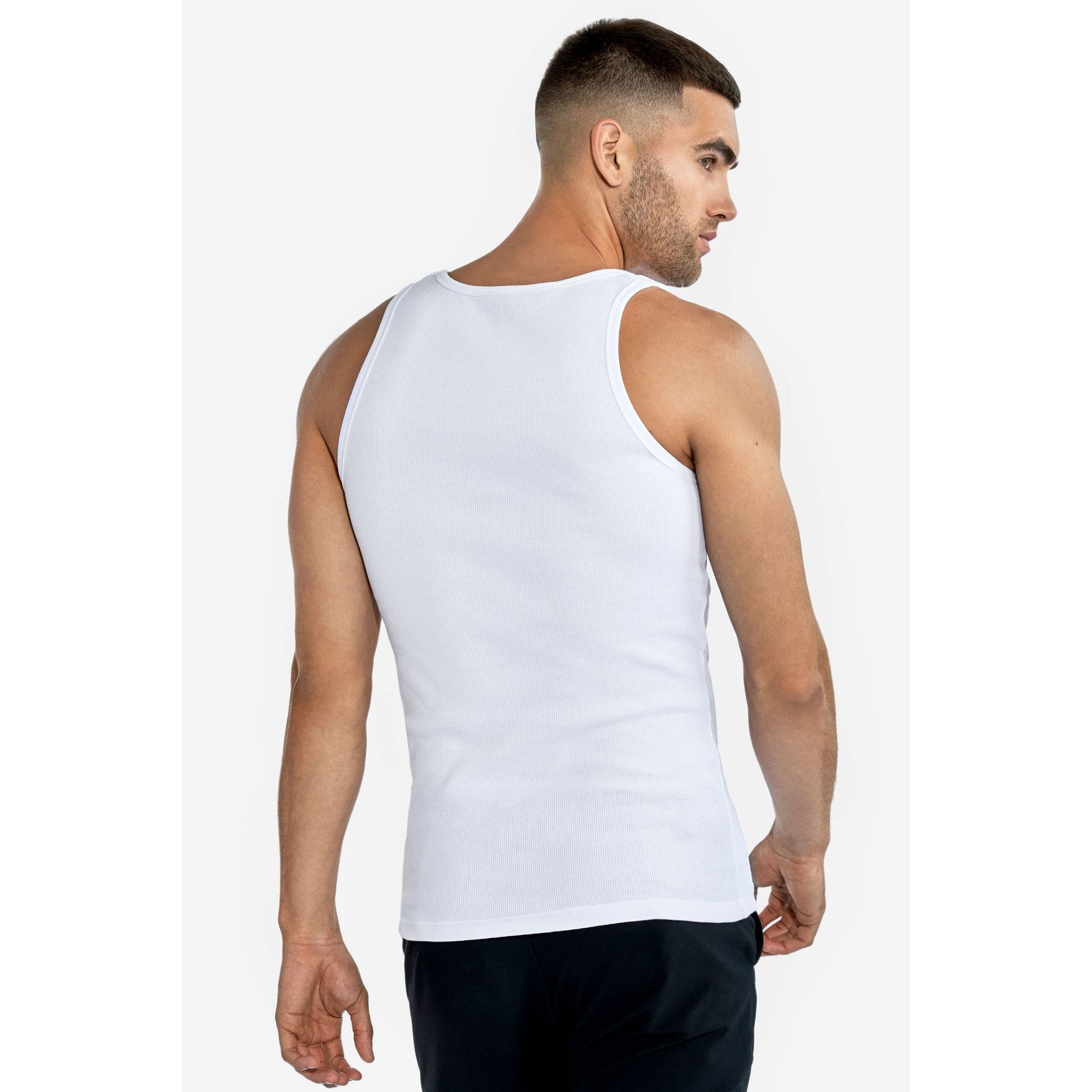 2-Pack Tanktops RIBBED aus Bio-Baumwolle