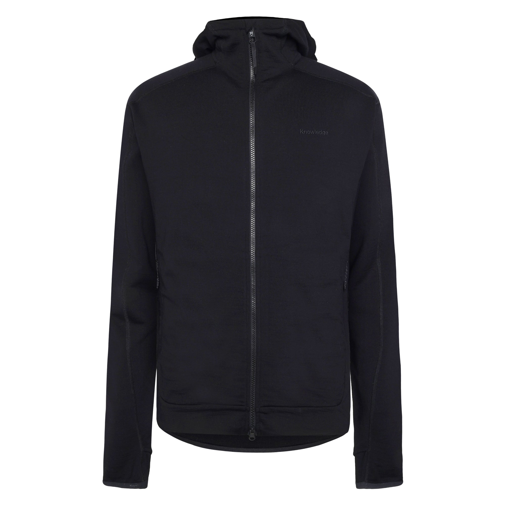 Fleece-Pullover mit Kapuze DYNAMIC aus Merinowolle - Herren