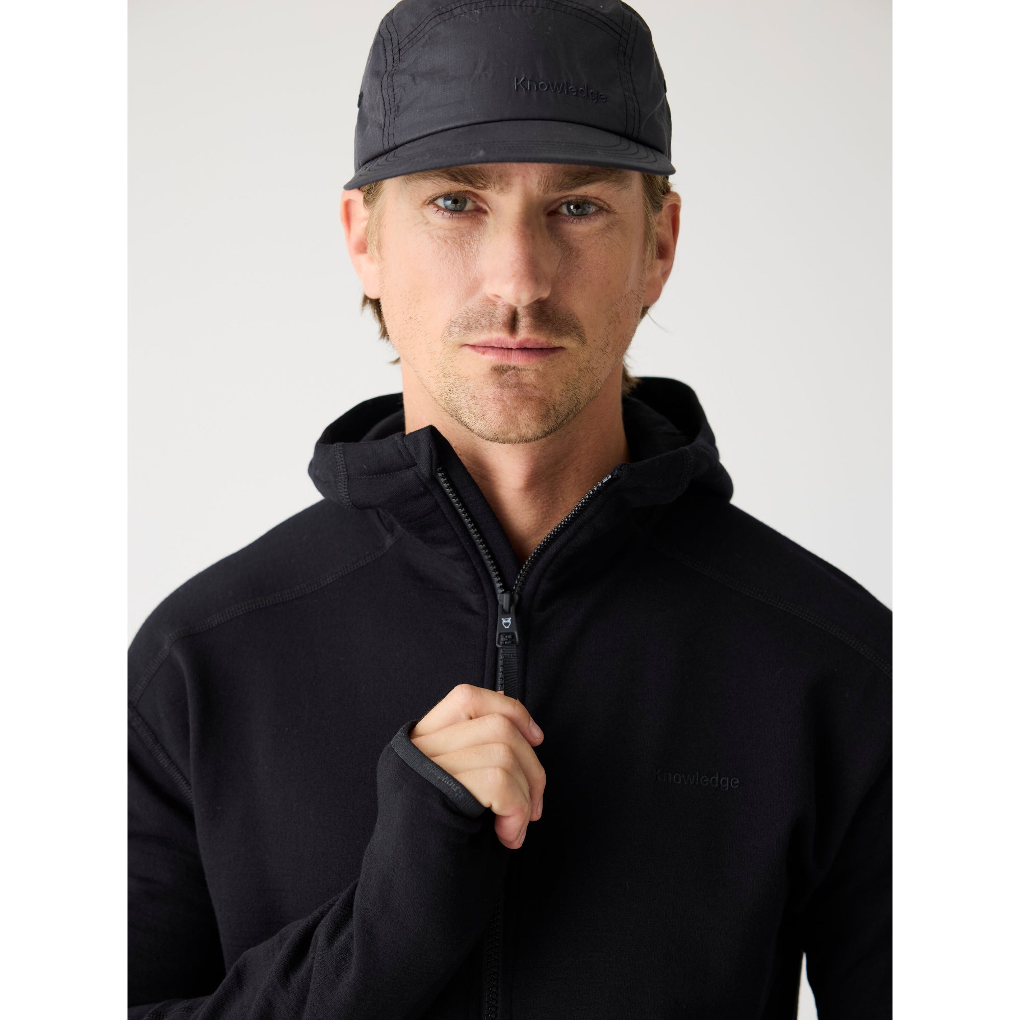 Fleece-Jacke mit Reißverschluss DYNAMIC aus Merinowolle - Herren