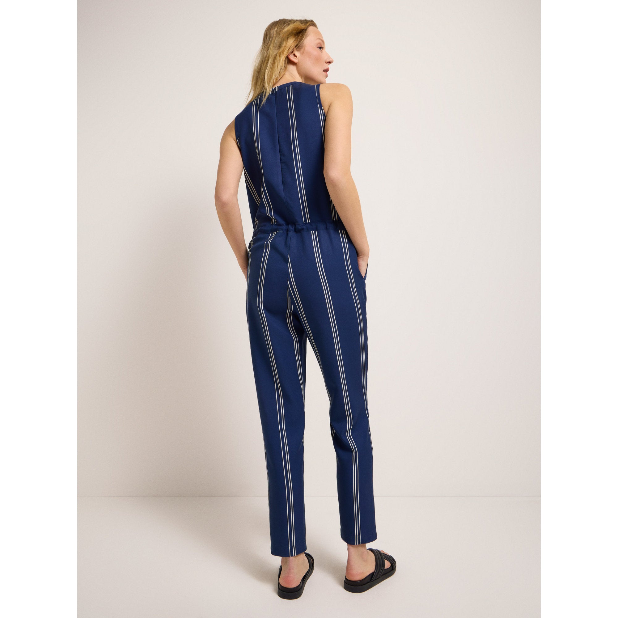 Jumpsuit STRIPE aus TENCEL™ und Bio-Leinen