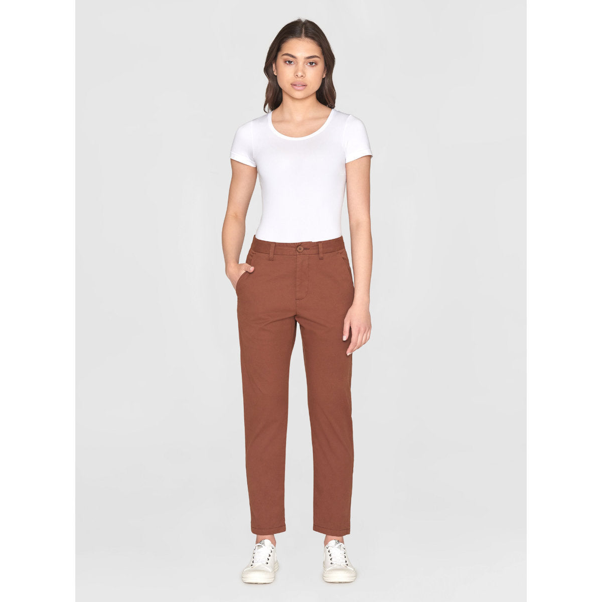 Poplin Chino IRIS aus Bio-Baumwolle