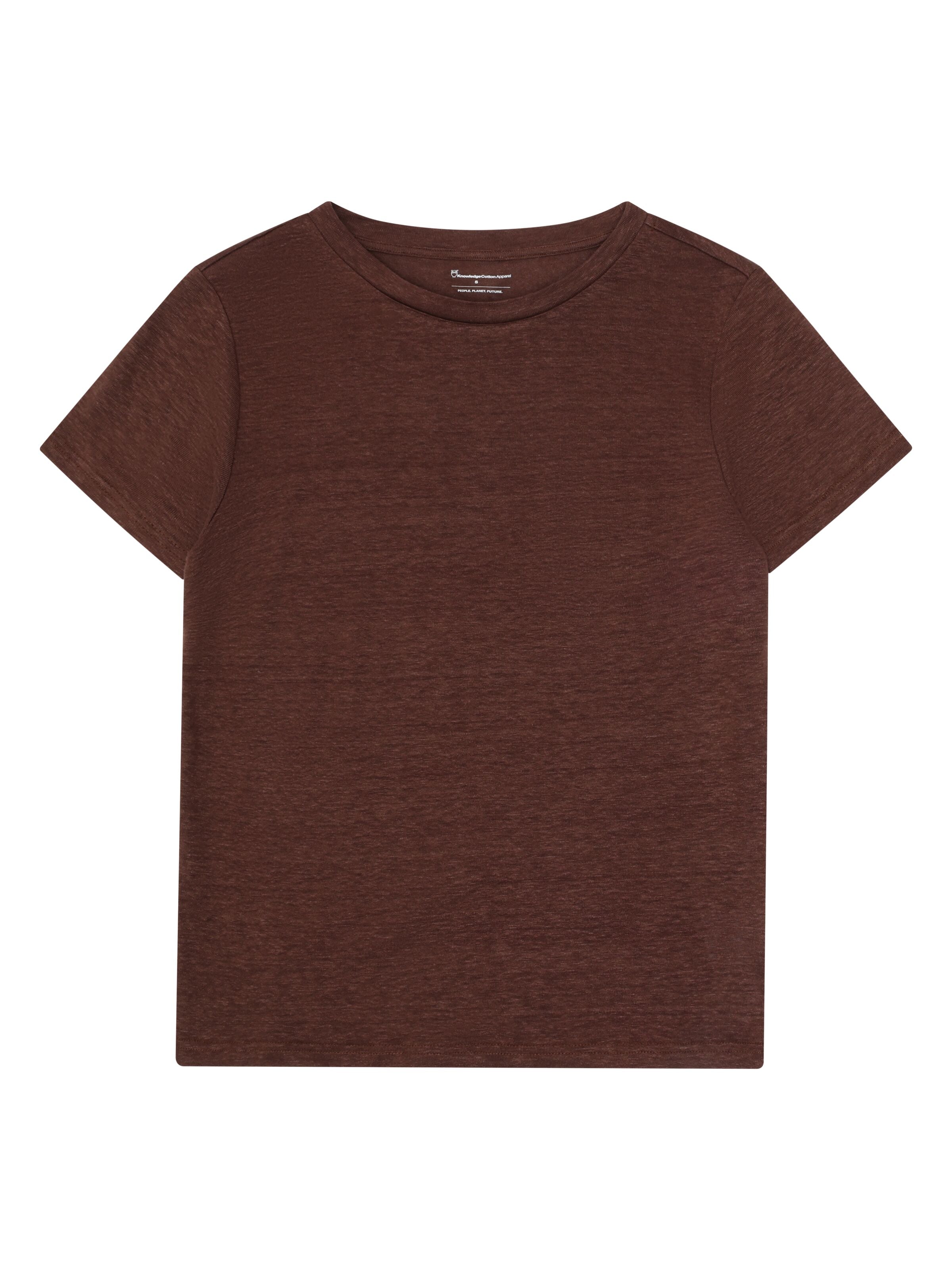 Regular Leinen-T-Shirt aus Bio-Leinen - GOTS/Vegan