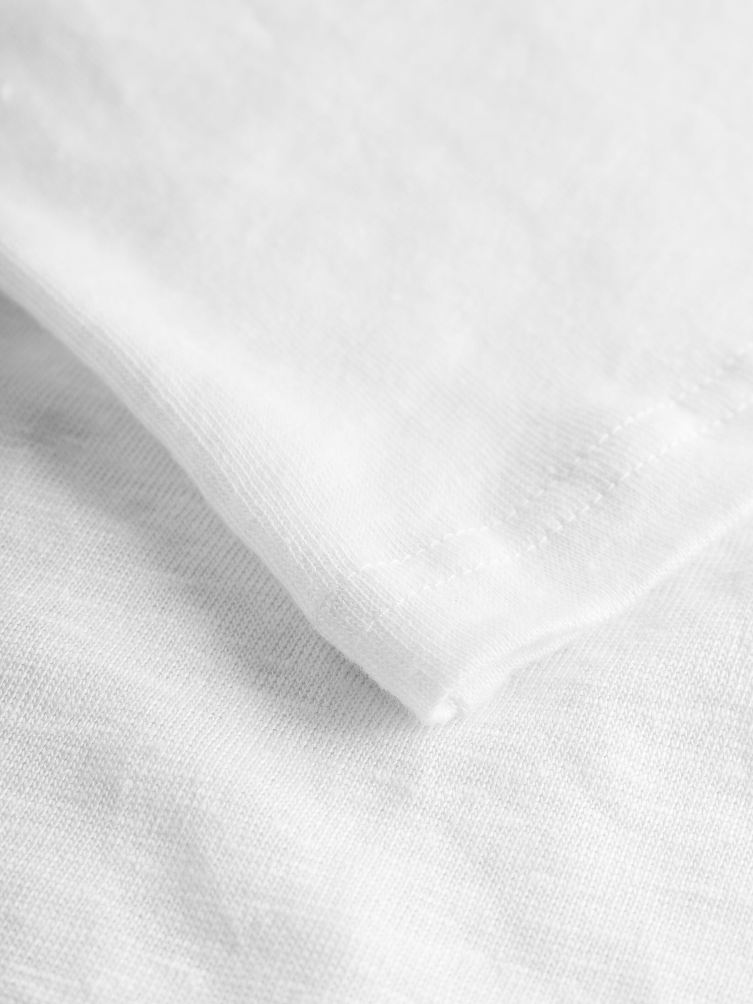 Regular Leinen-T-Shirt aus Bio-Leinen - GOTS/Vegan