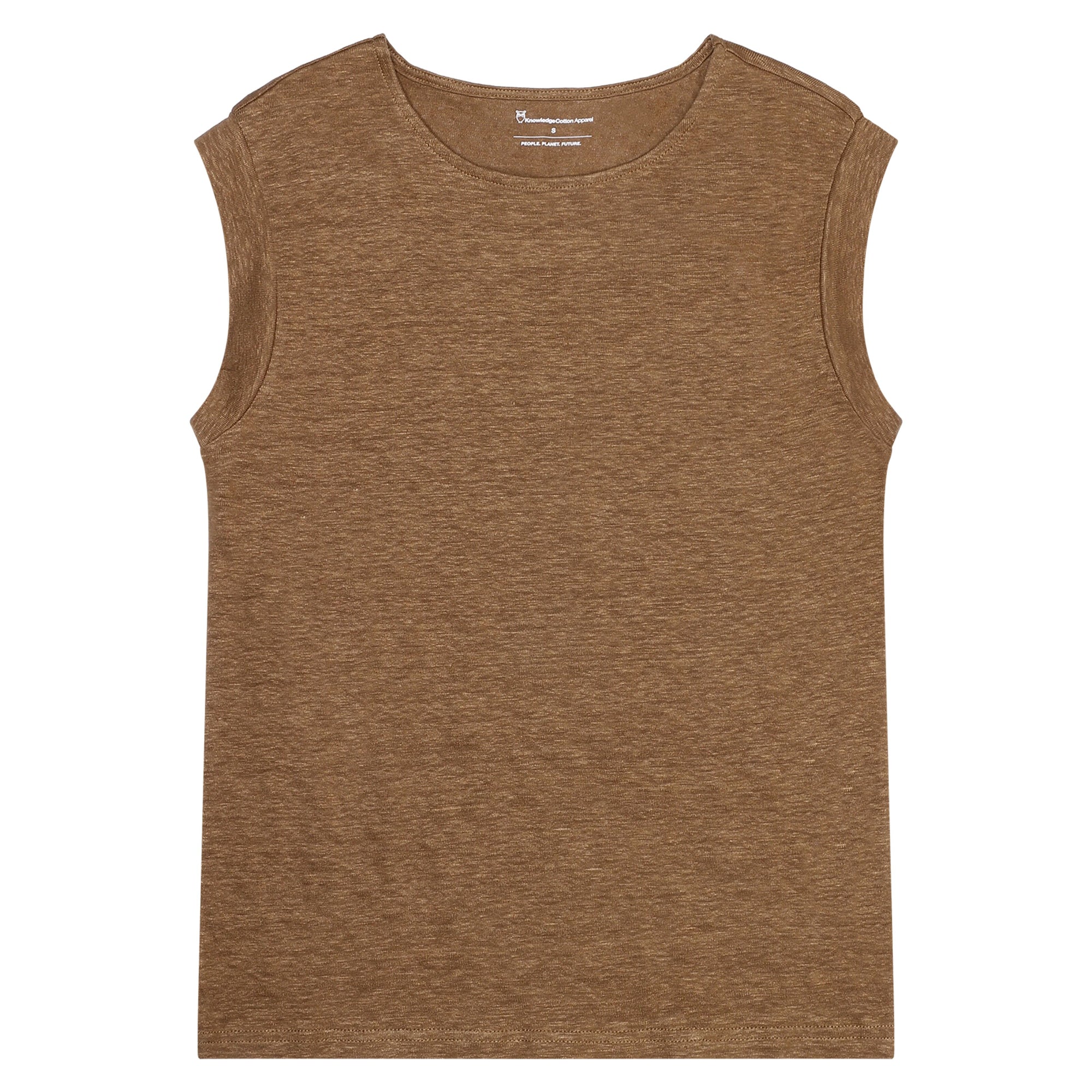 T-Shirt LOOSE FOLD UP aus Bio-Leinen