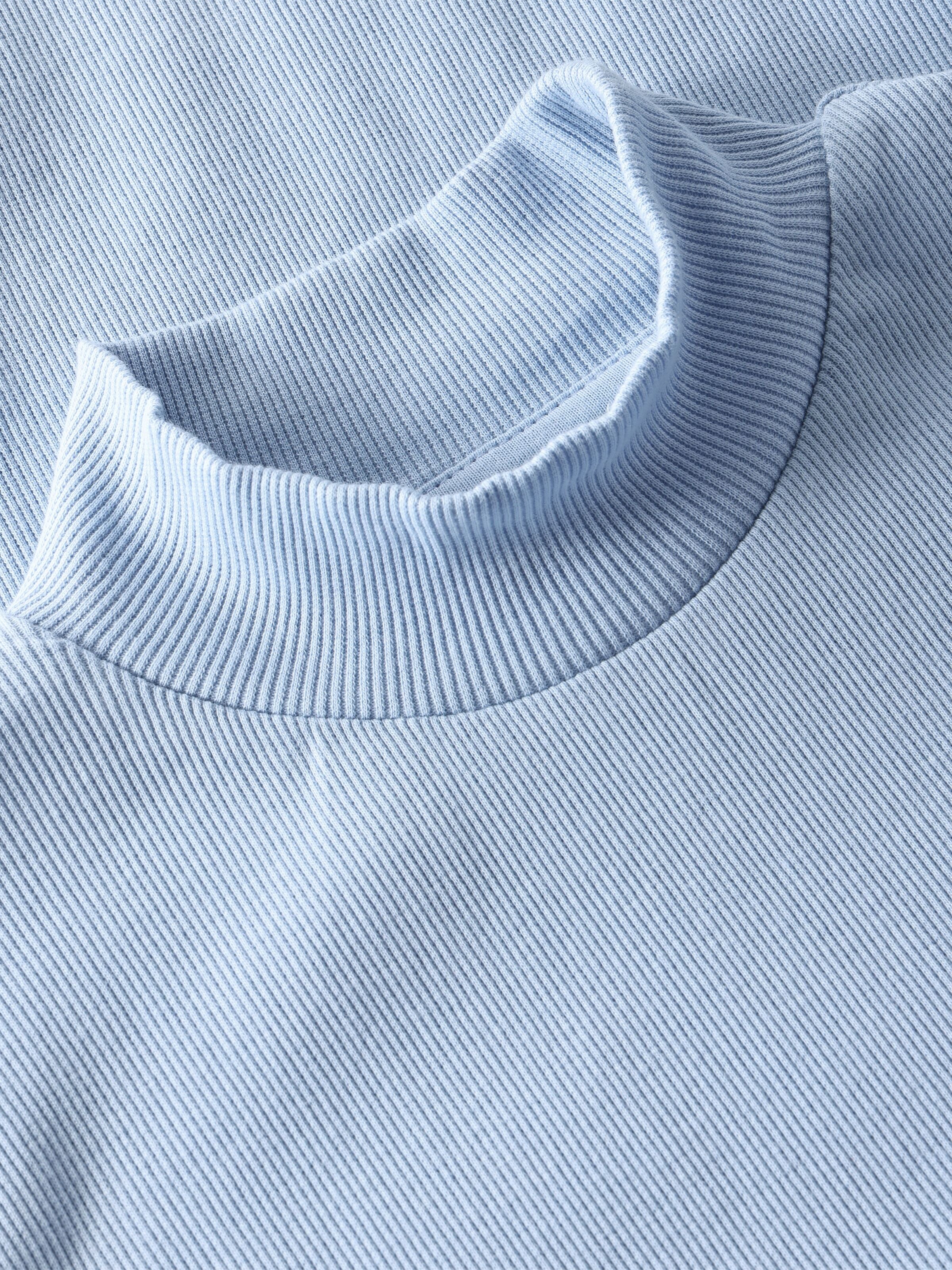 Ripptop HIGH NECK aus Bio-Baumwolle