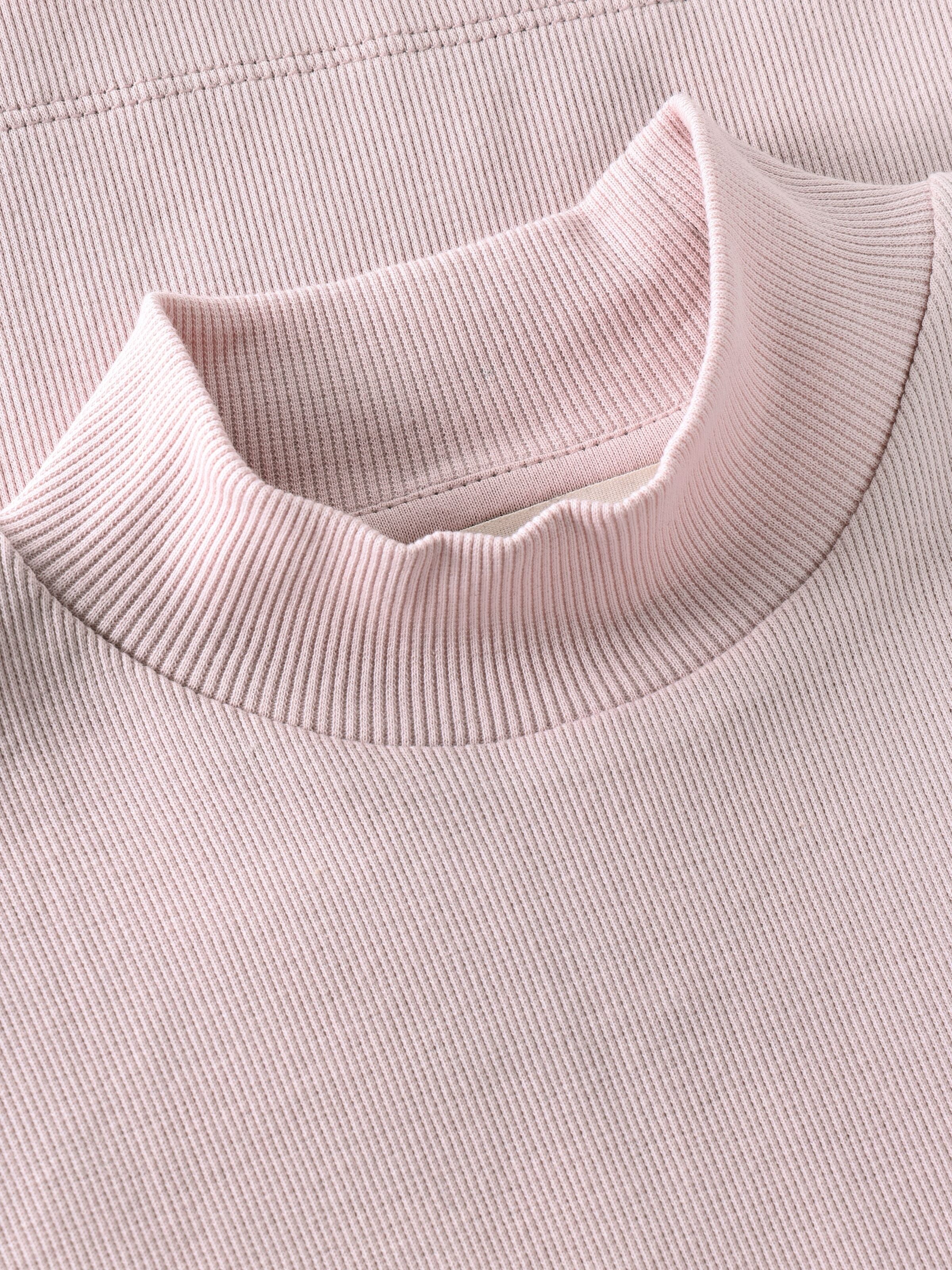 Ripptop HIGH NECK aus Bio-Baumwolle