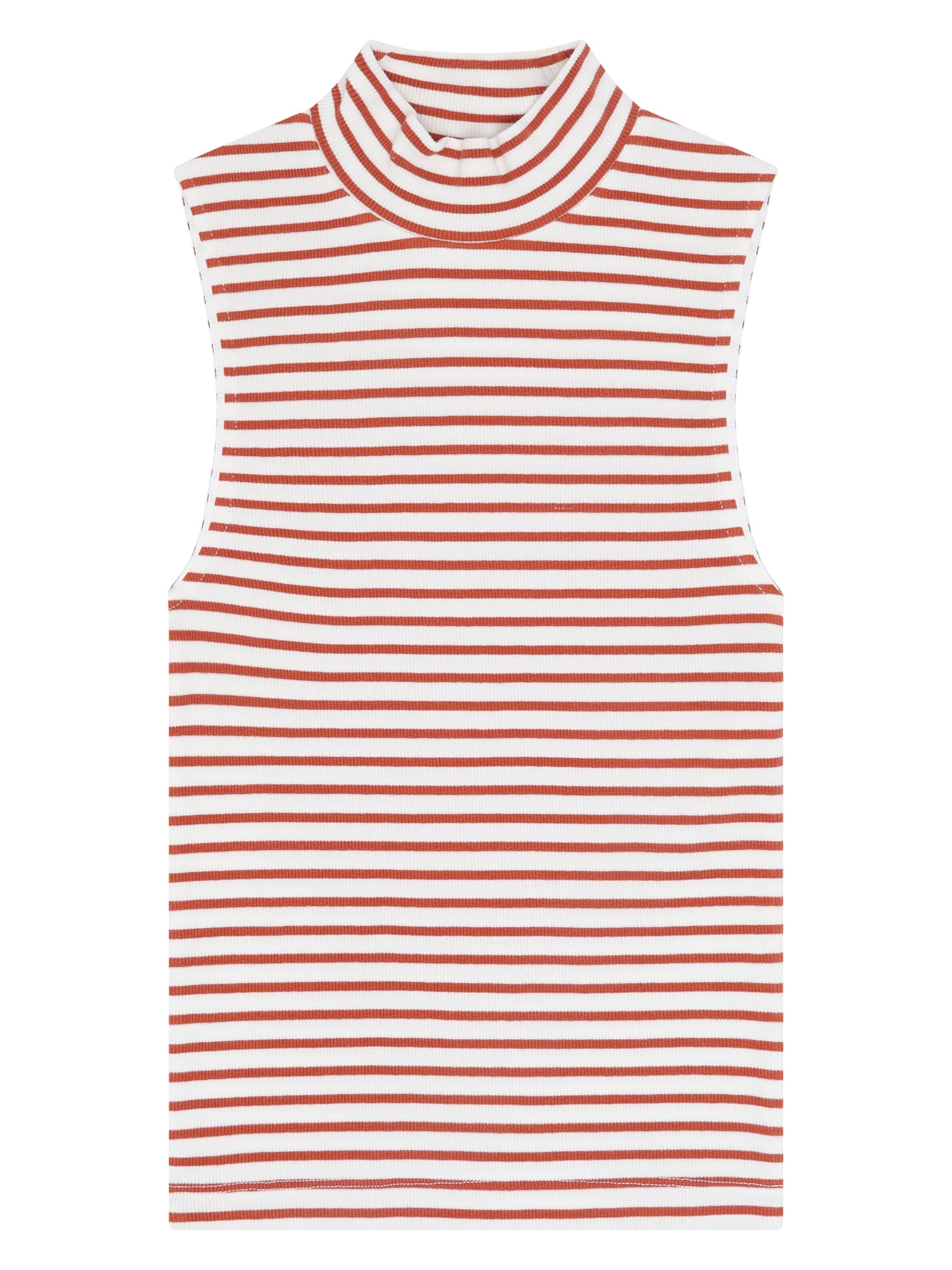 Ripptop HIGH NECK aus Bio-Baumwolle