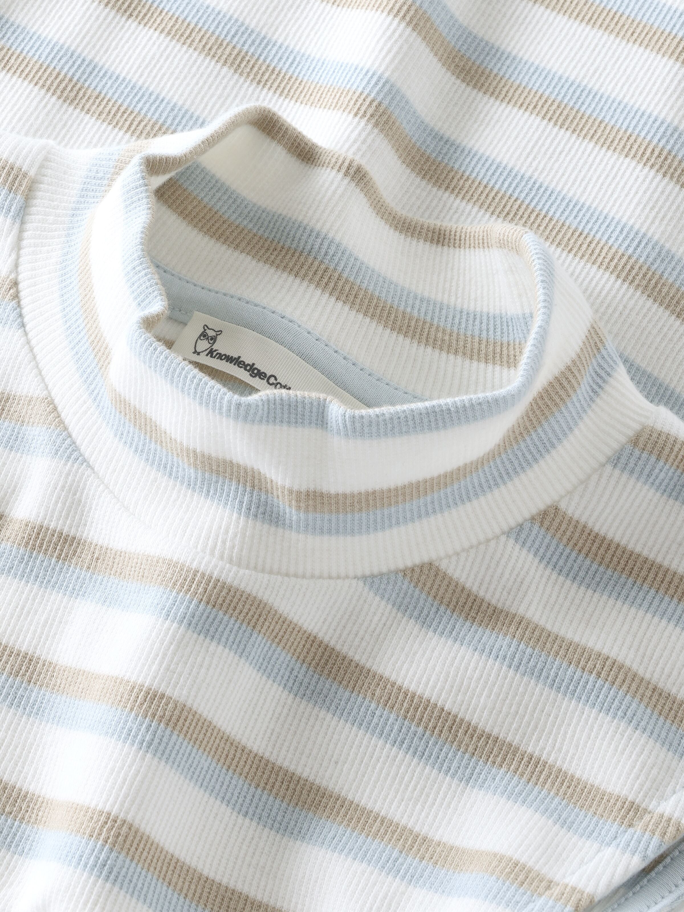 Ripptop HIGH NECK aus Bio-Baumwolle