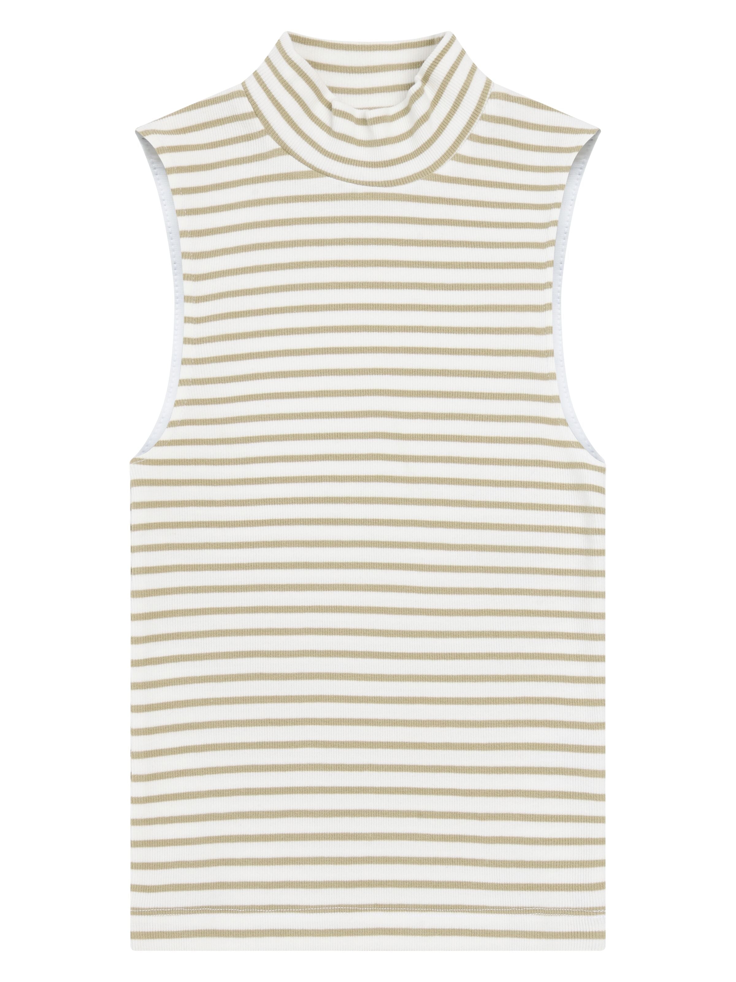 Ripptop HIGH NECK aus Bio-Baumwolle