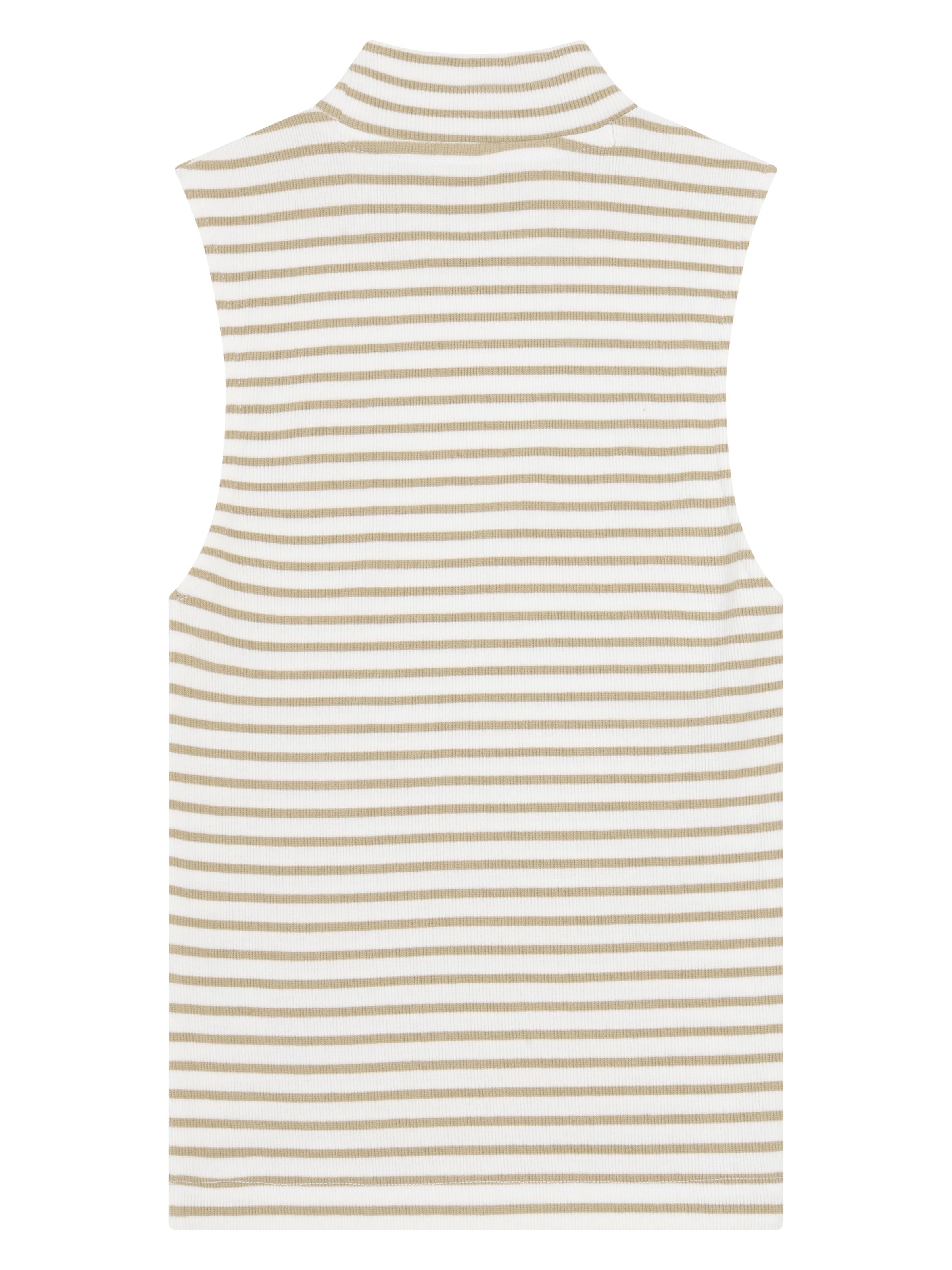 Ripptop HIGH NECK aus Bio-Baumwolle