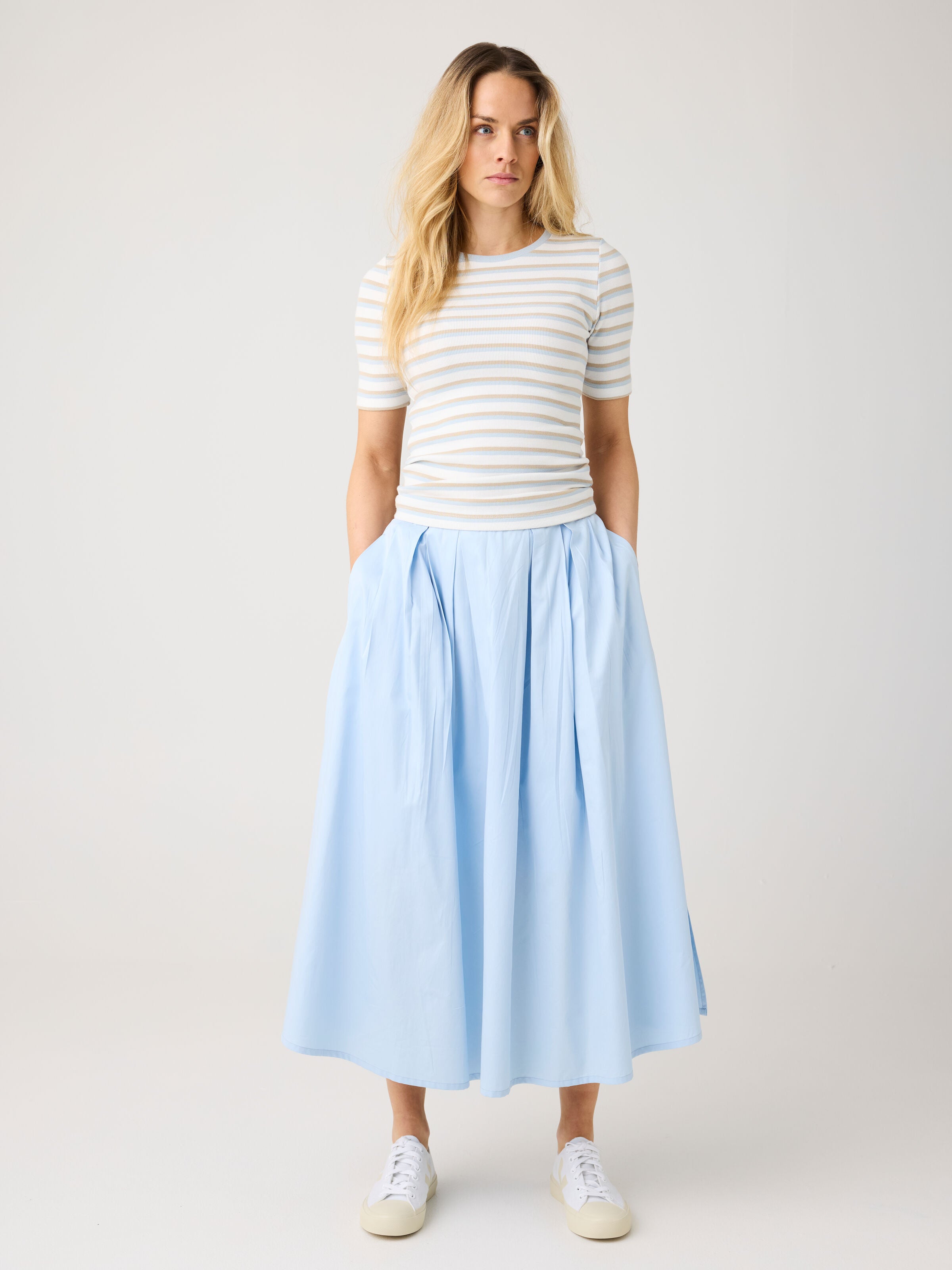 Halbarmshirt RIB T-SHIRT aus Bio-Baumwolle