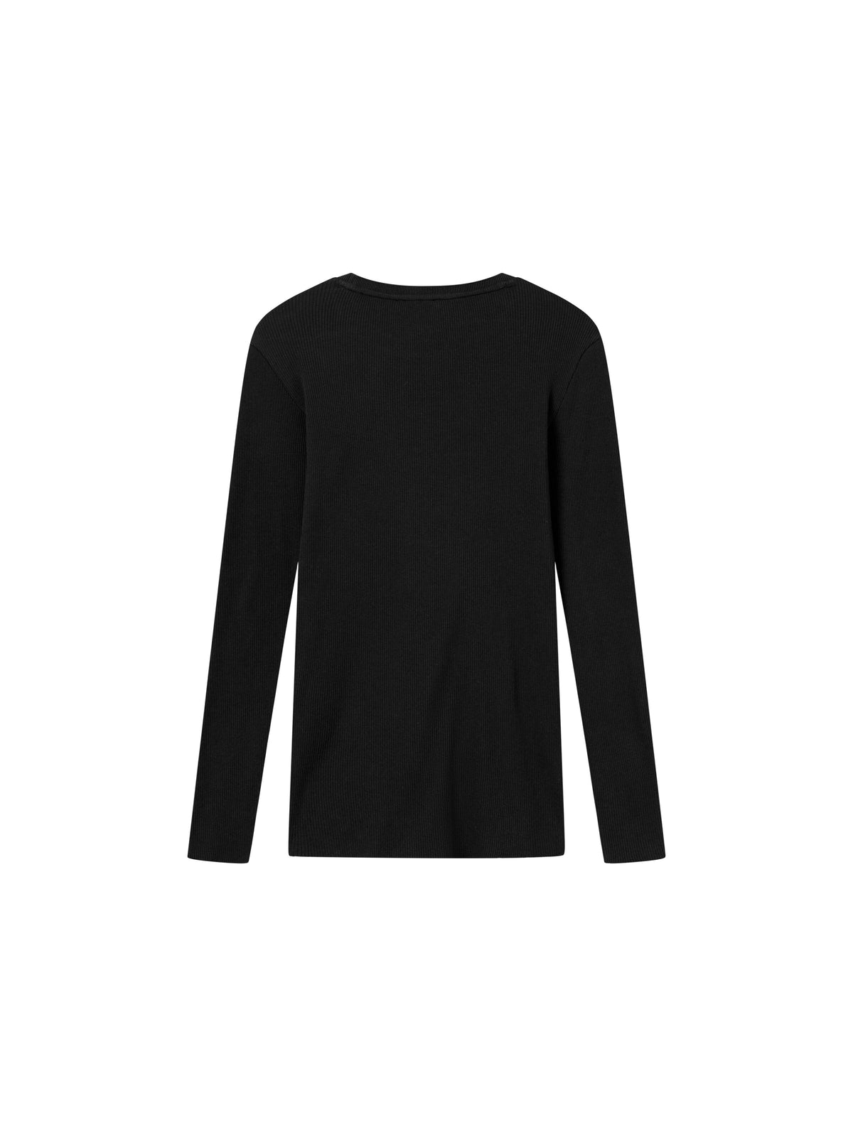 Langarmshirt RIB SCOOP NECK aus Bio-Baumwolle
