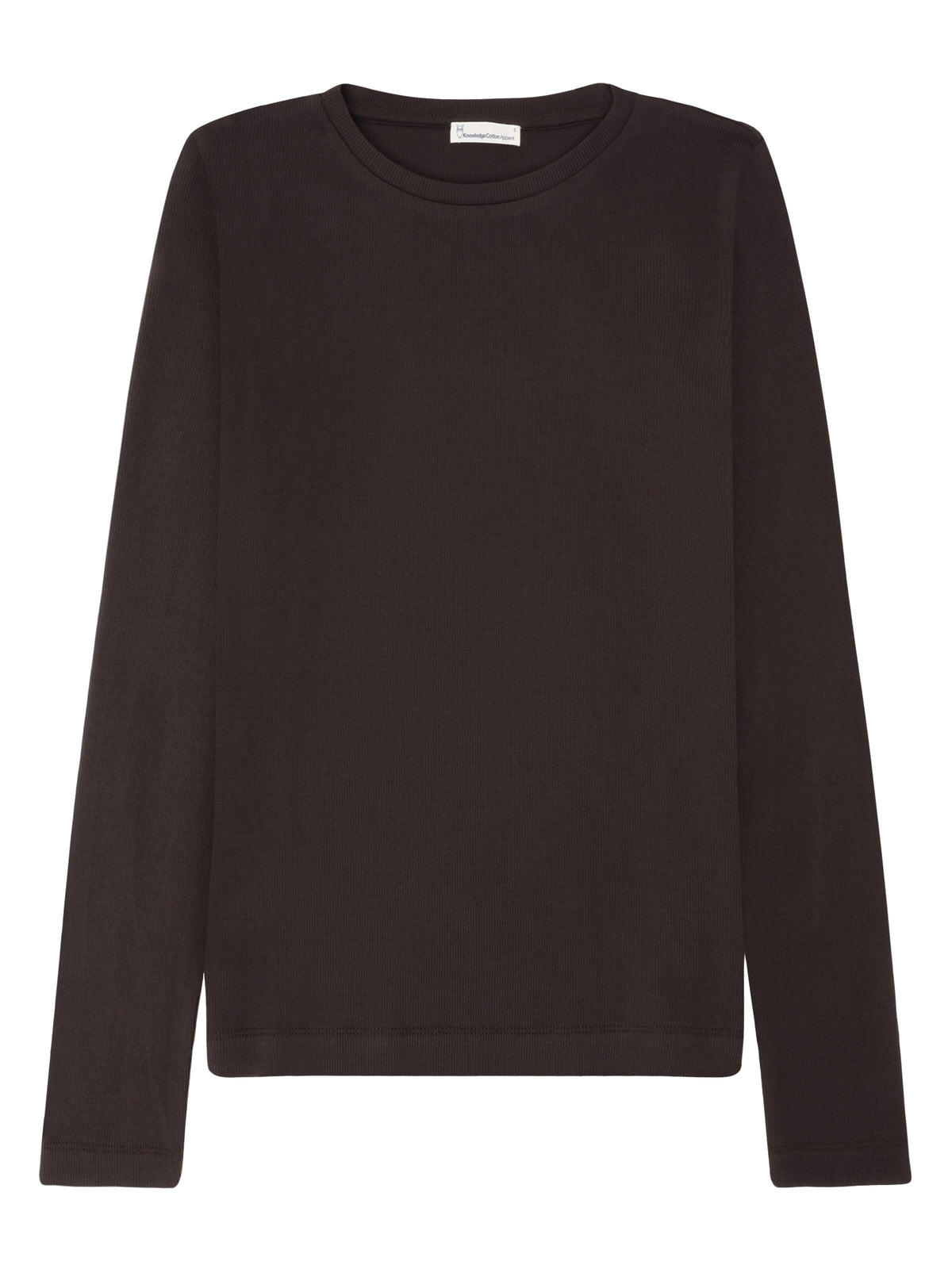 Langarmshirt RIB SCOOP NECK aus Bio-Baumwolle