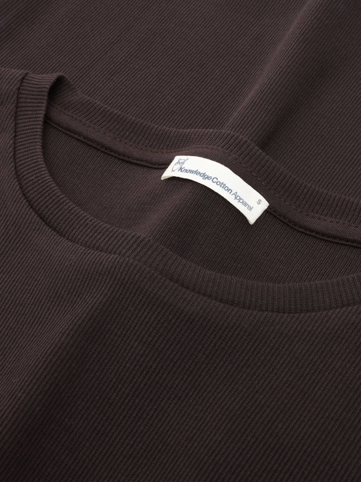Langarmshirt RIB SCOOP NECK aus Bio-Baumwolle