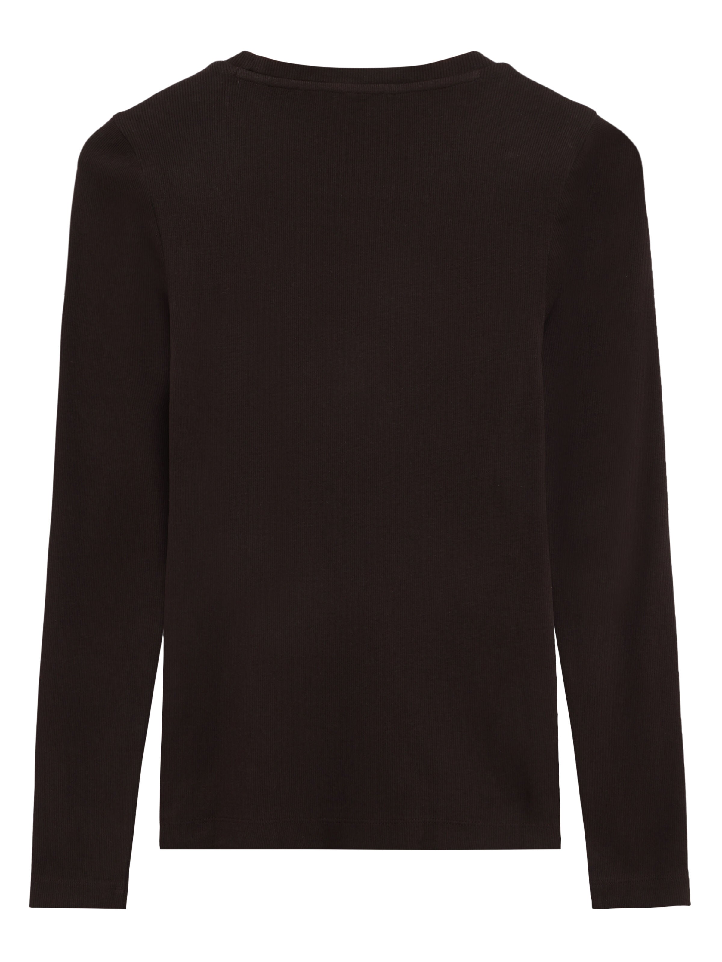 Langarmshirt RIB SCOOP NECK aus Bio-Baumwolle