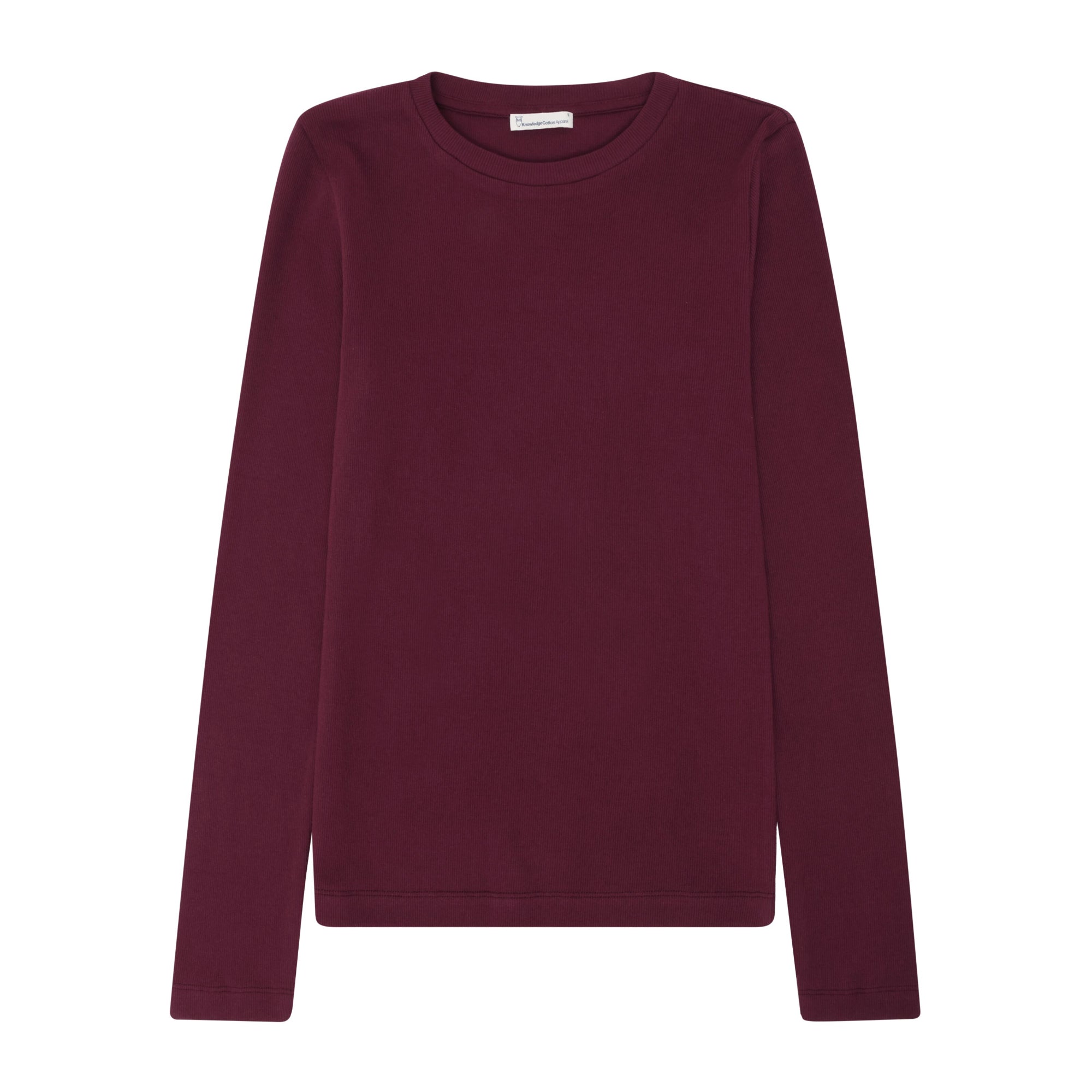 Langarmshirt RIB SCOOP NECK aus Bio-Baumwolle