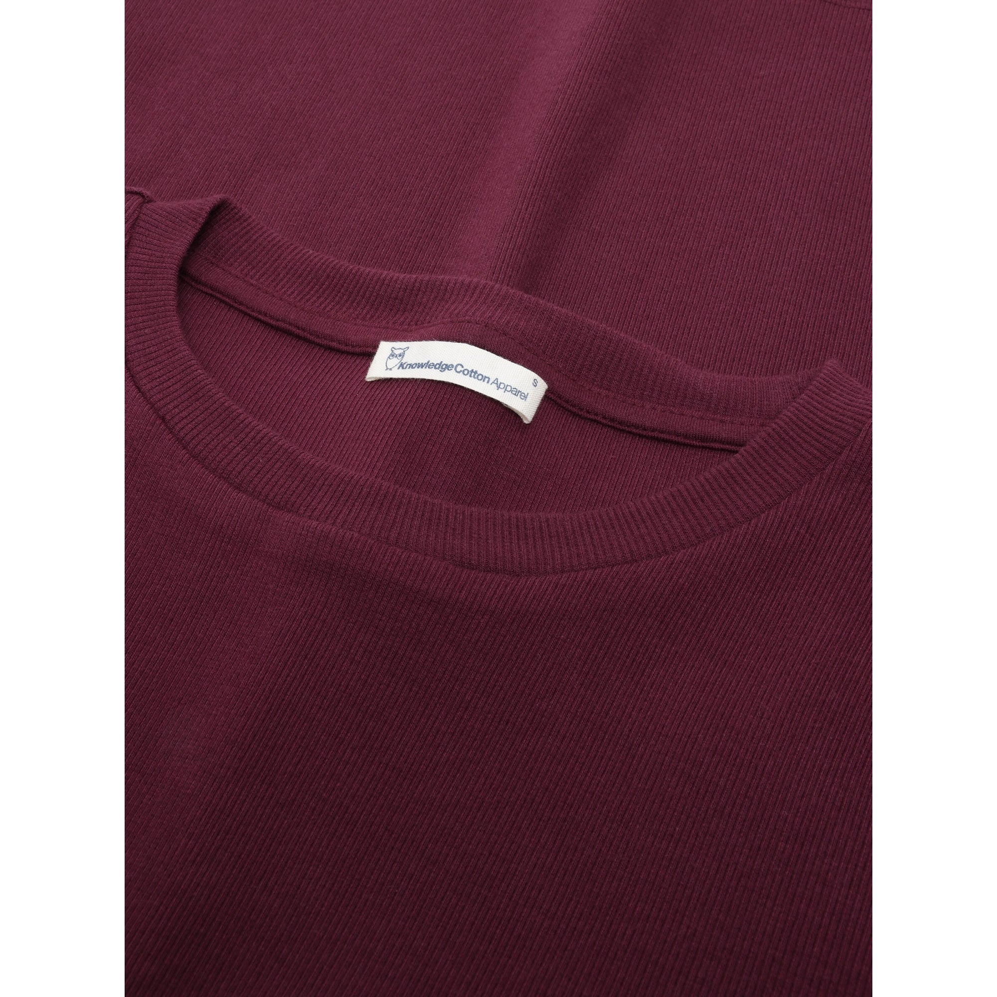 Langarmshirt RIB SCOOP NECK aus Bio-Baumwolle