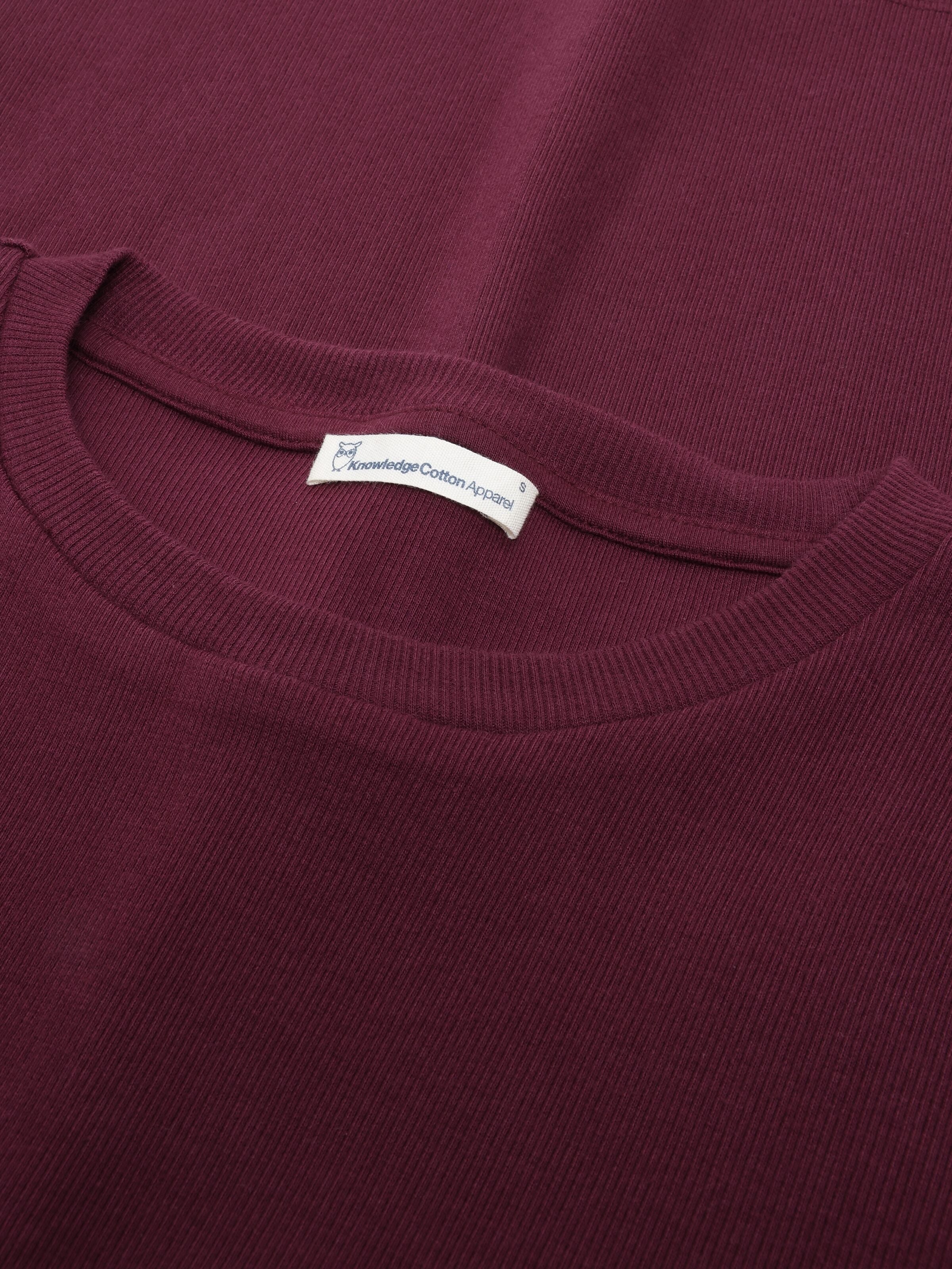 Langarmshirt RIB SCOOP NECK aus Bio-Baumwolle
