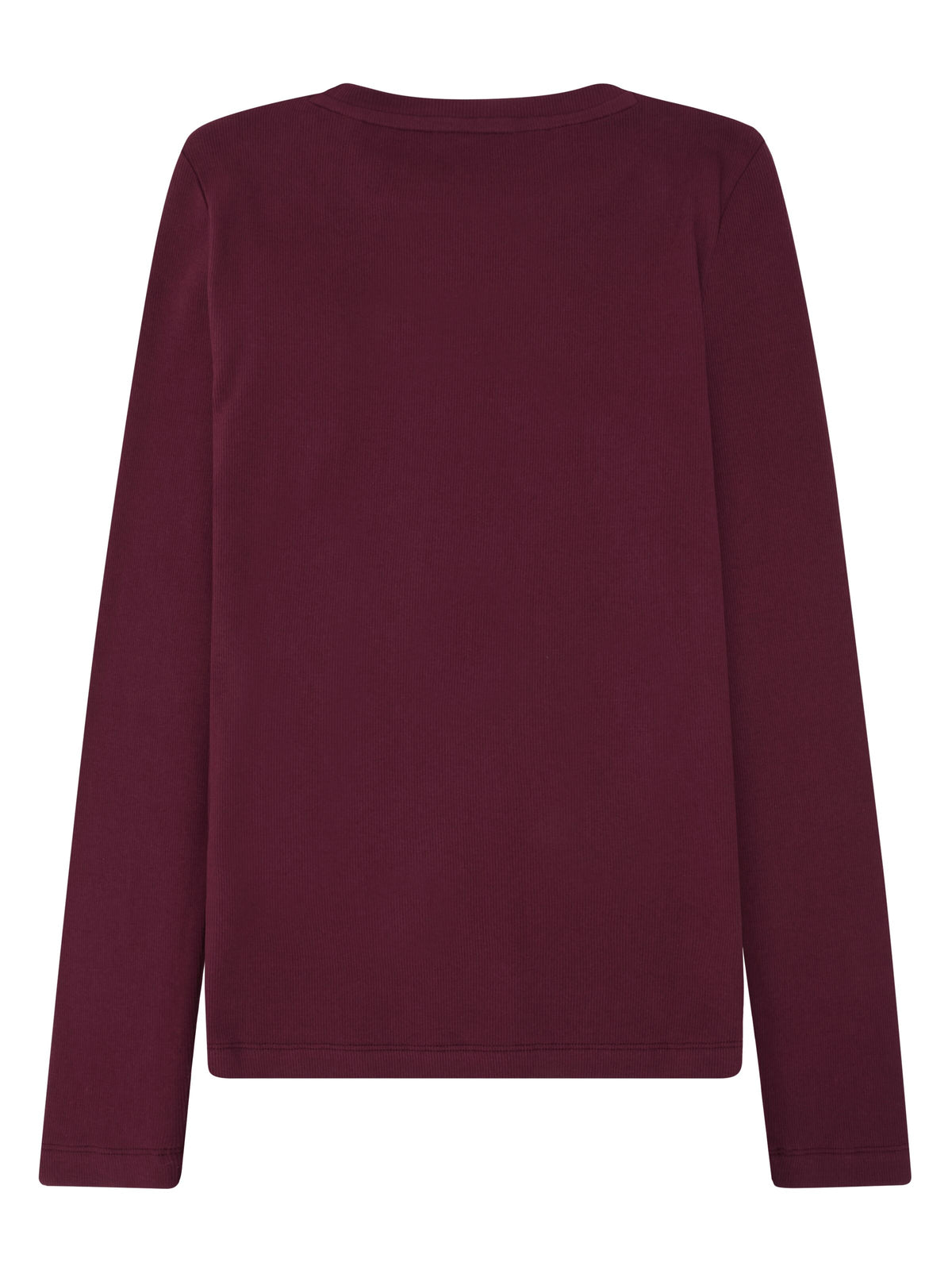 Langarmshirt RIB SCOOP NECK aus Bio-Baumwolle
