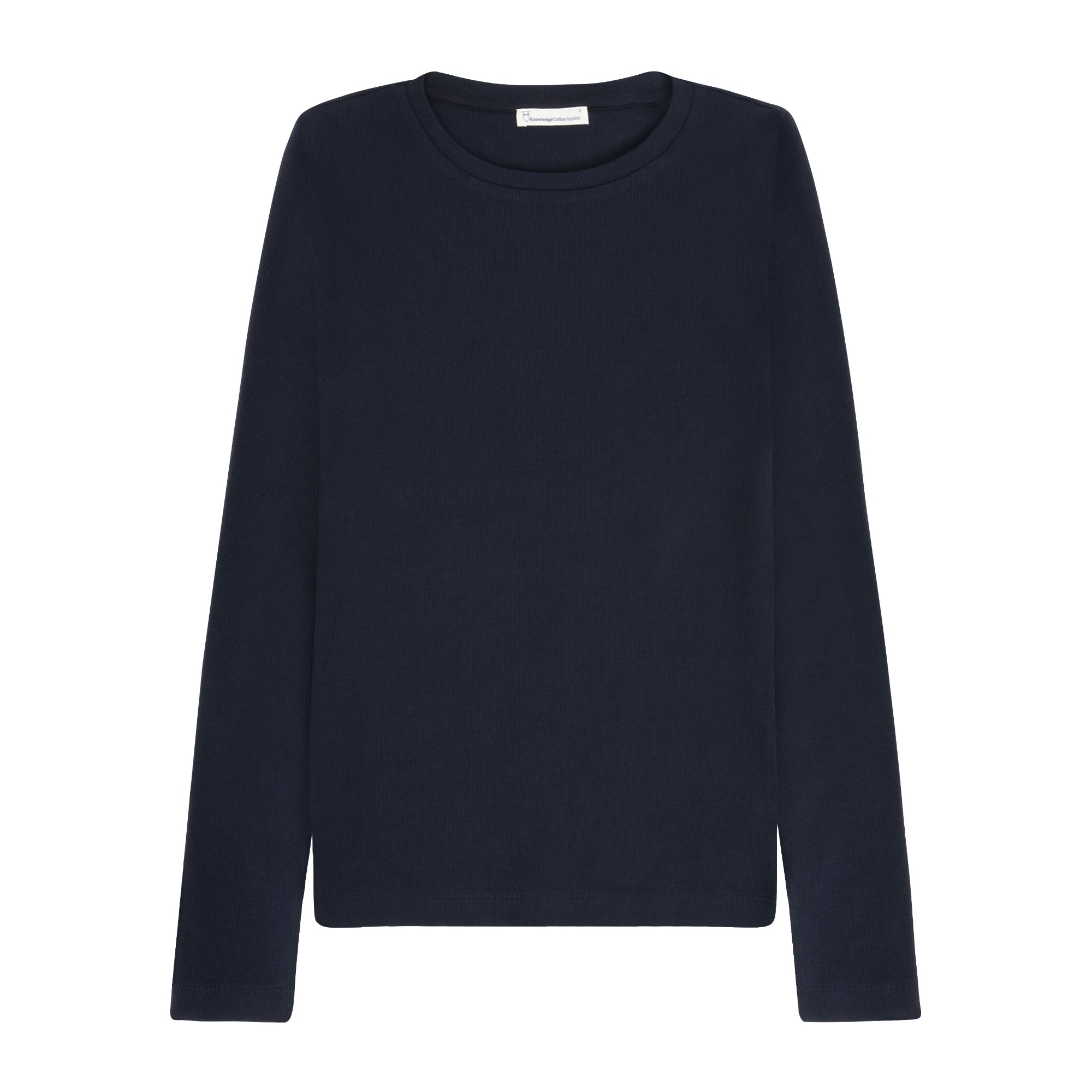 Langarmshirt RIB SCOOP NECK aus Bio-Baumwolle