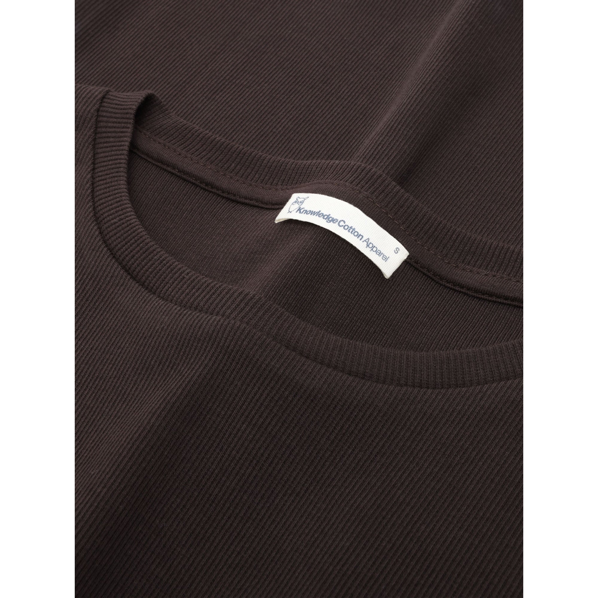Langarmshirt RIB SCOOP NECK aus Bio-Baumwolle