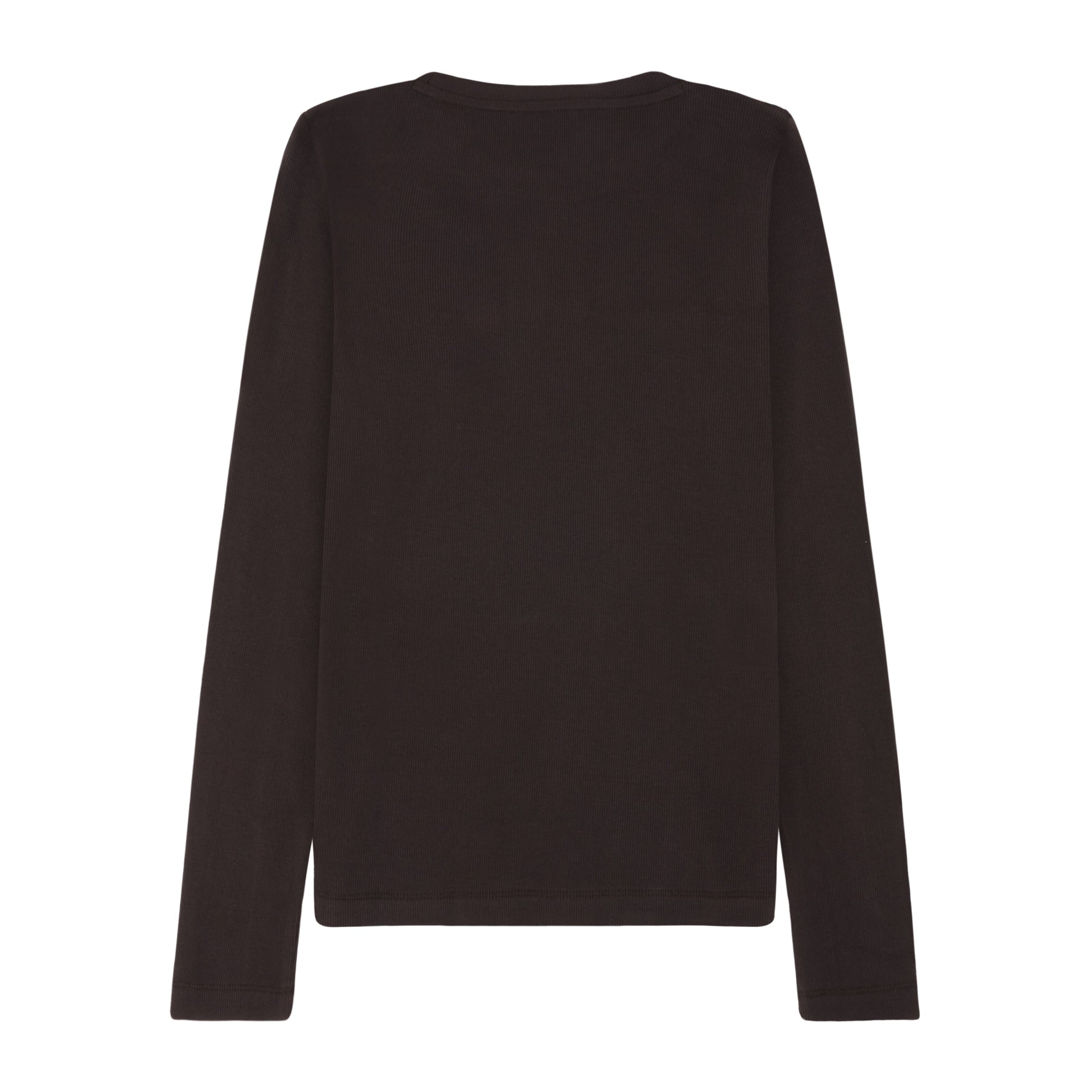 Langarmshirt RIB SCOOP NECK aus Bio-Baumwolle