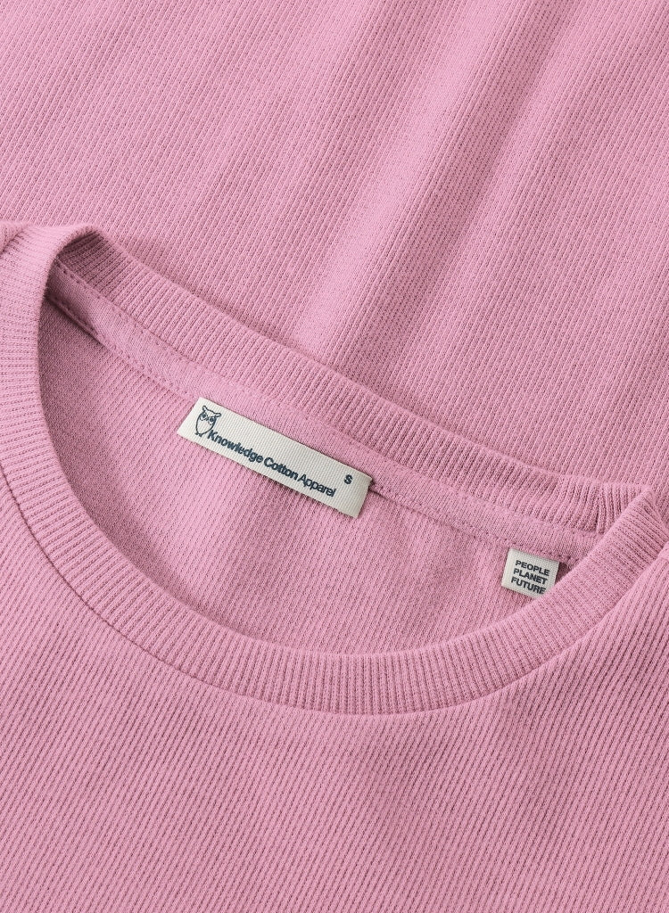 Langarmshirt RIB SCOOP NECK aus Bio-Baumwolle