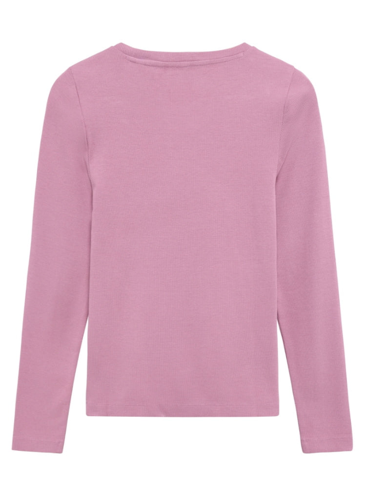 Langarmshirt RIB SCOOP NECK aus Bio-Baumwolle
