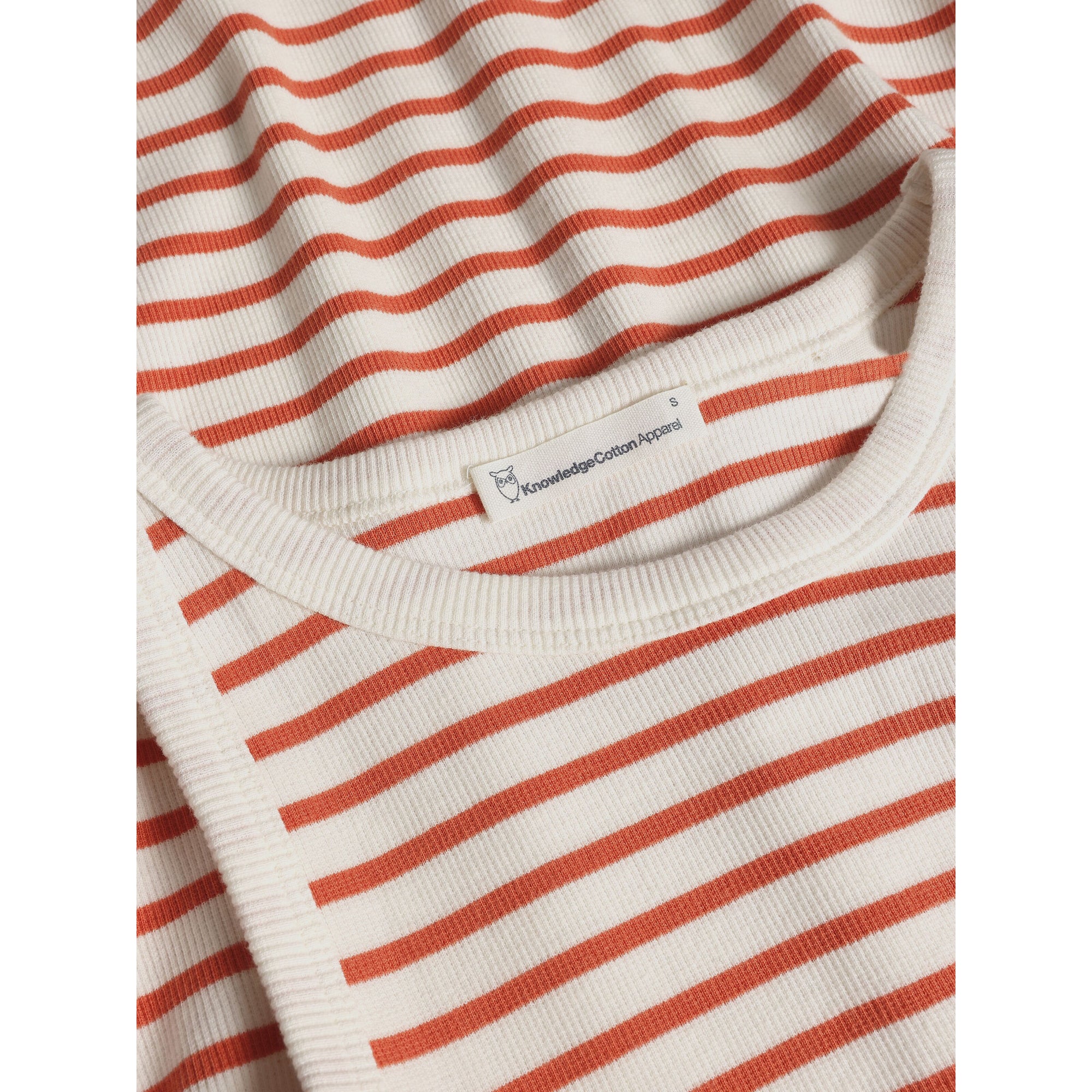 Gestreiftes Racer Rib Top aus Bio-Baumwolle - GOTS/Vegan