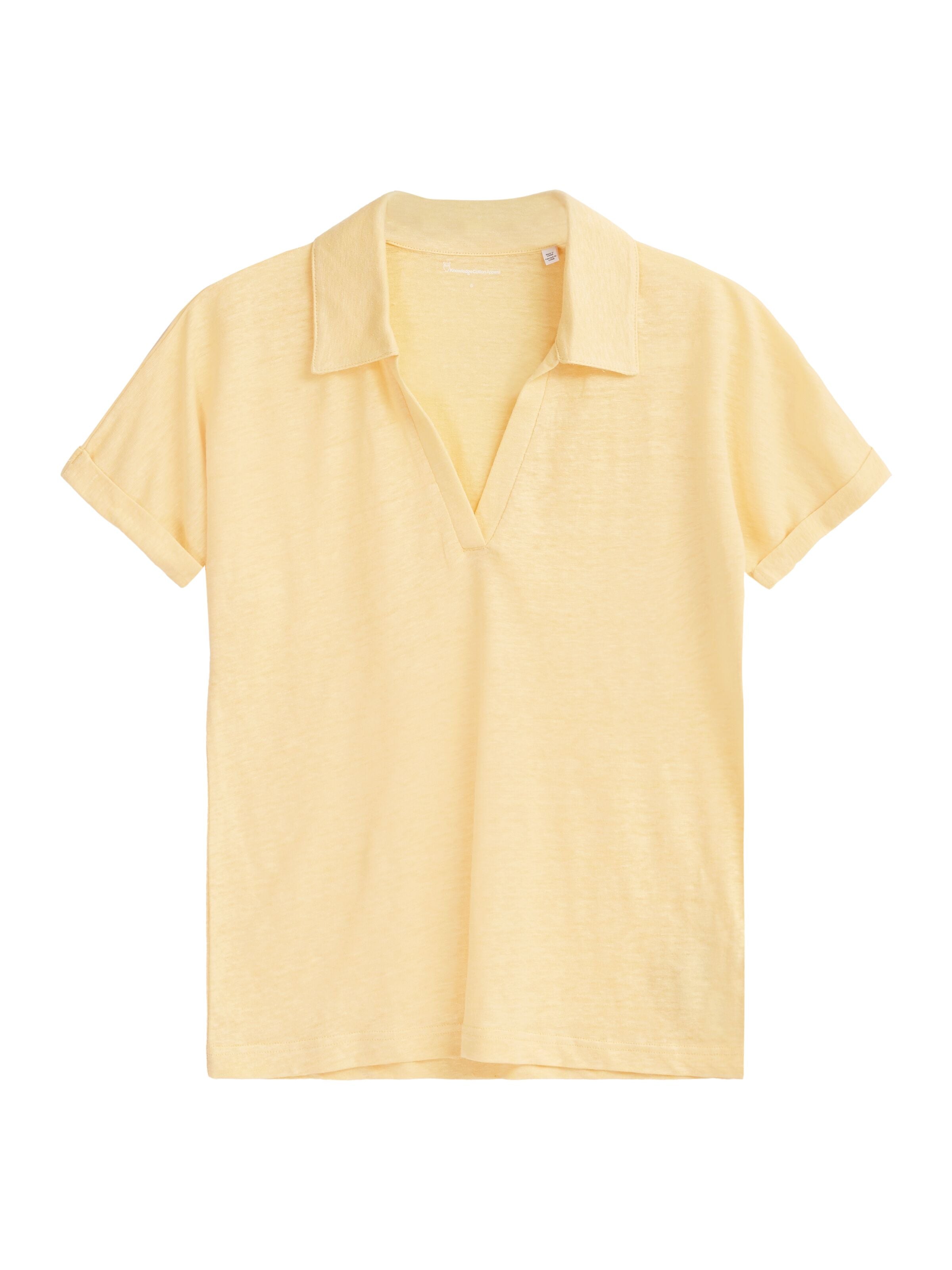 Poloshirt BAT SLEEVE aus Bio-Leinen