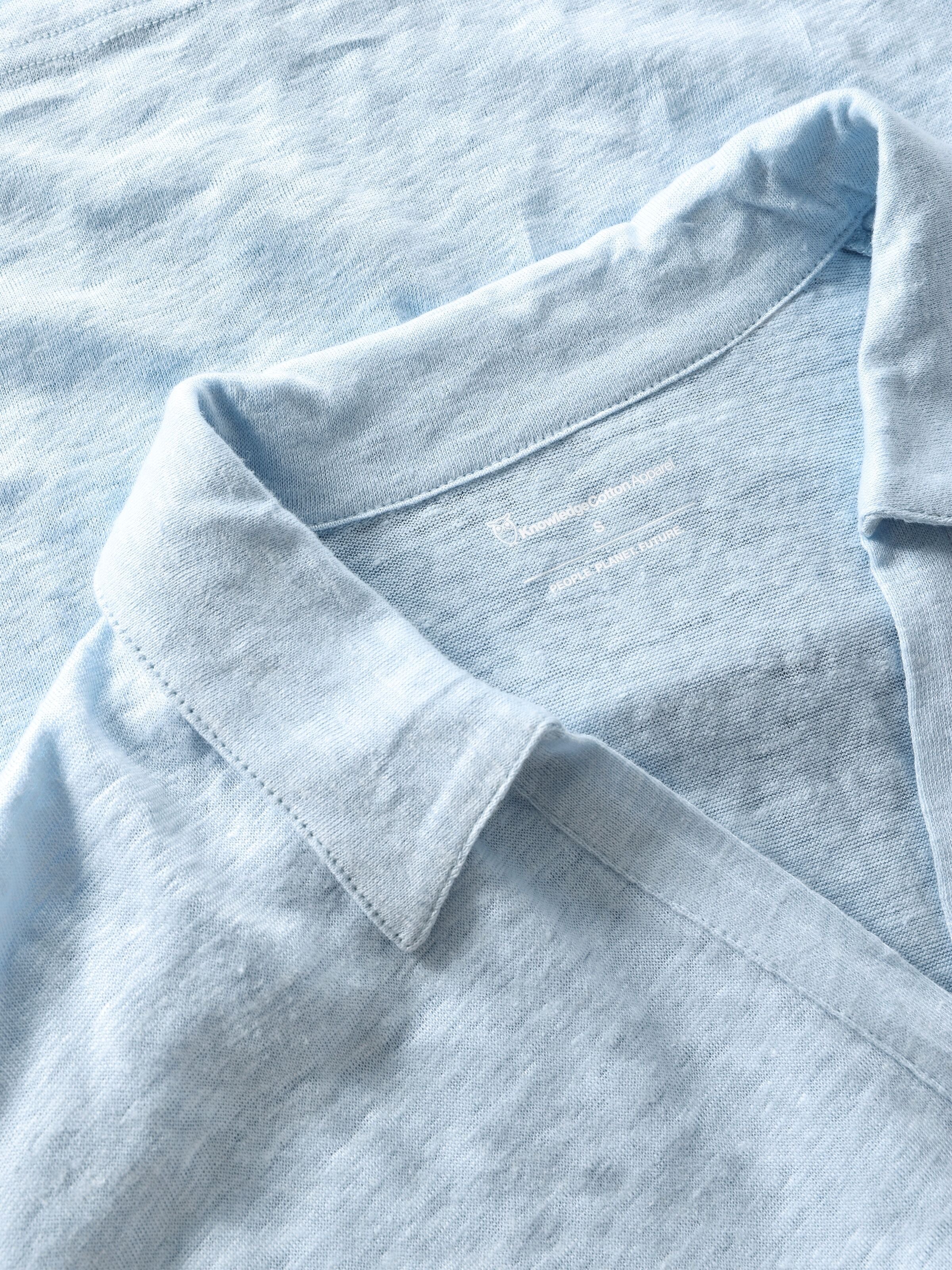 Poloshirt BAT SLEEVE aus Bio-Leinen