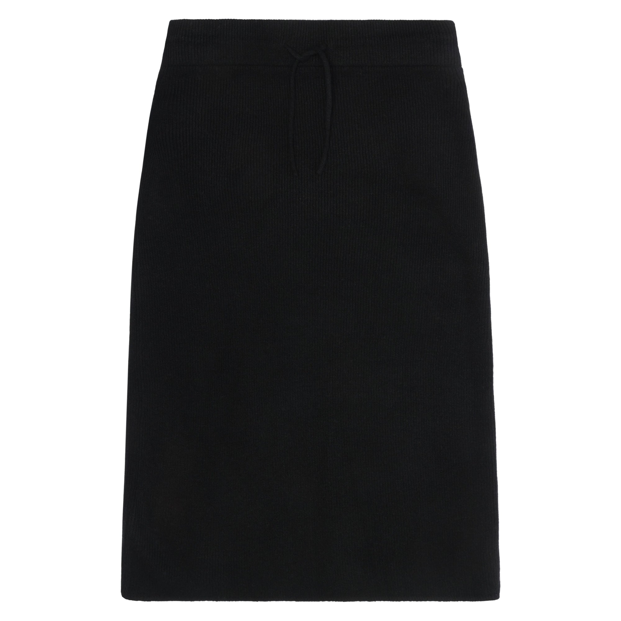 Rock Mittellang Rib Knit Skirt aus Lammwolle RWS