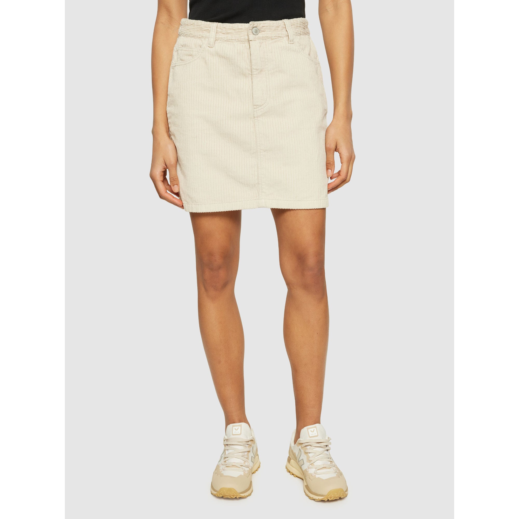 Cord Rock Irregular Corduroy Skirt aus Bio-Baumwolle