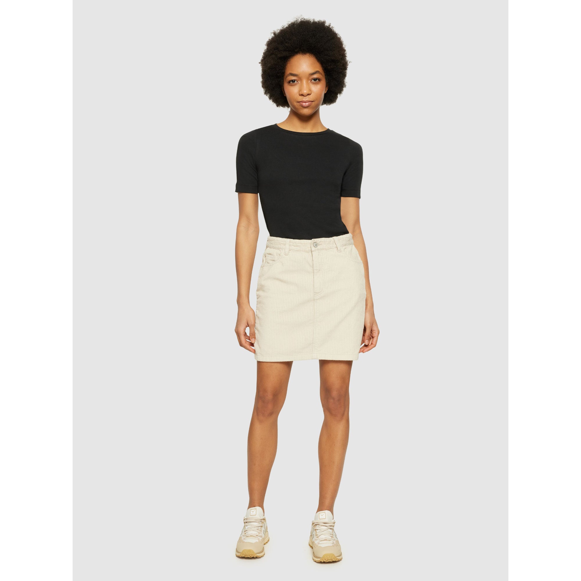 Cord Rock Irregular Corduroy Skirt aus Bio-Baumwolle