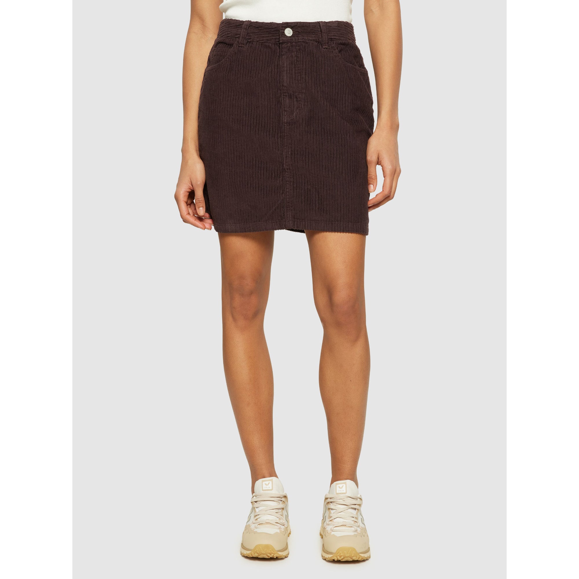 Cord Rock Irregular Corduroy Skirt aus Bio-Baumwolle