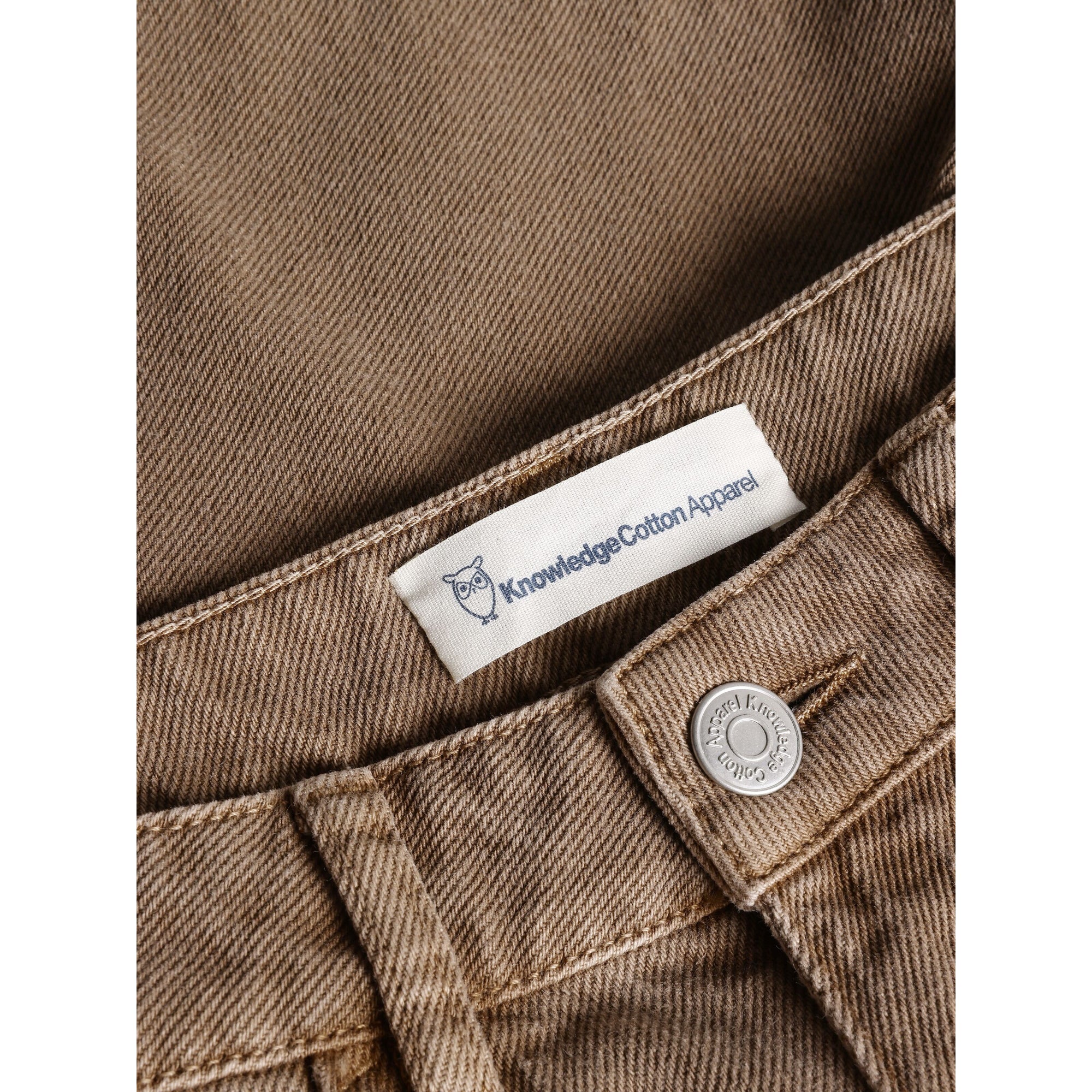 GALE gerade Mid-Rise Twill 5-Pocket-Shorts - GOTS/Vegan