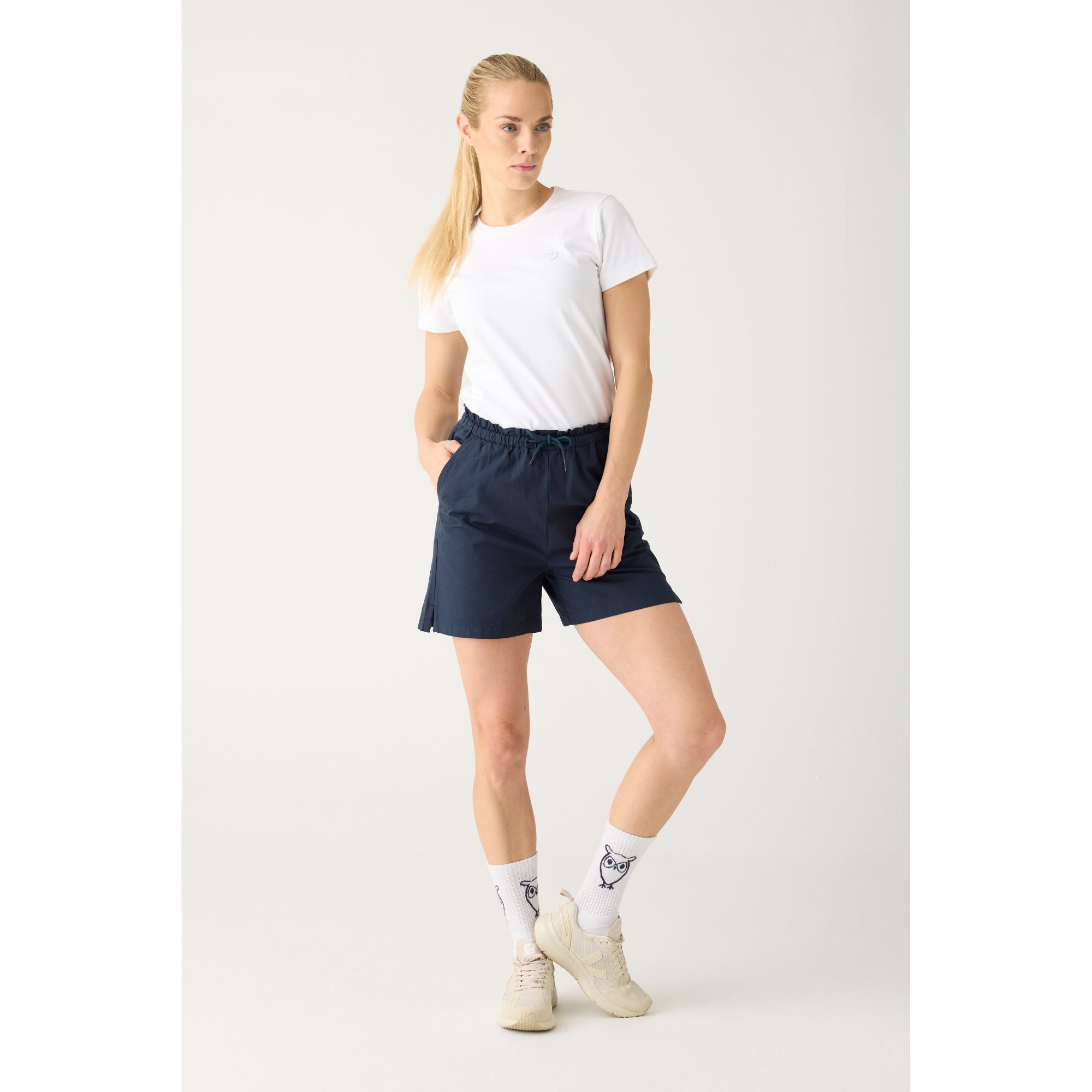 Boardwalk Slub-Shorts mit elastischem Bund - GOTS/Vegan
