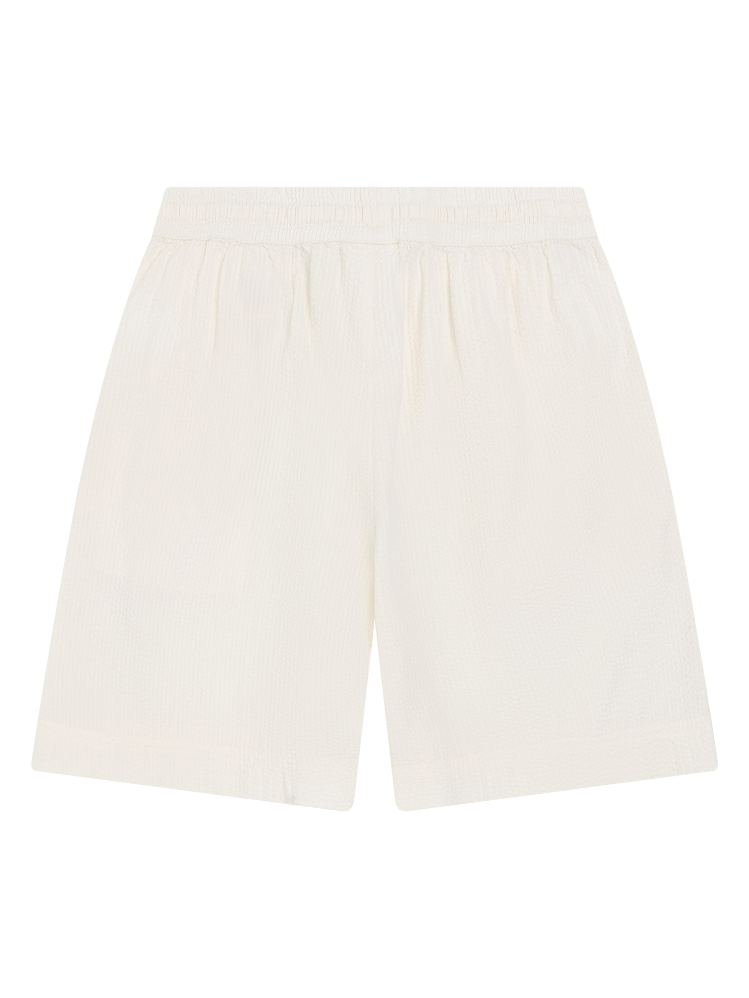 Weite Seersucker-Shorts POSEY aus Bio-Baumwolle