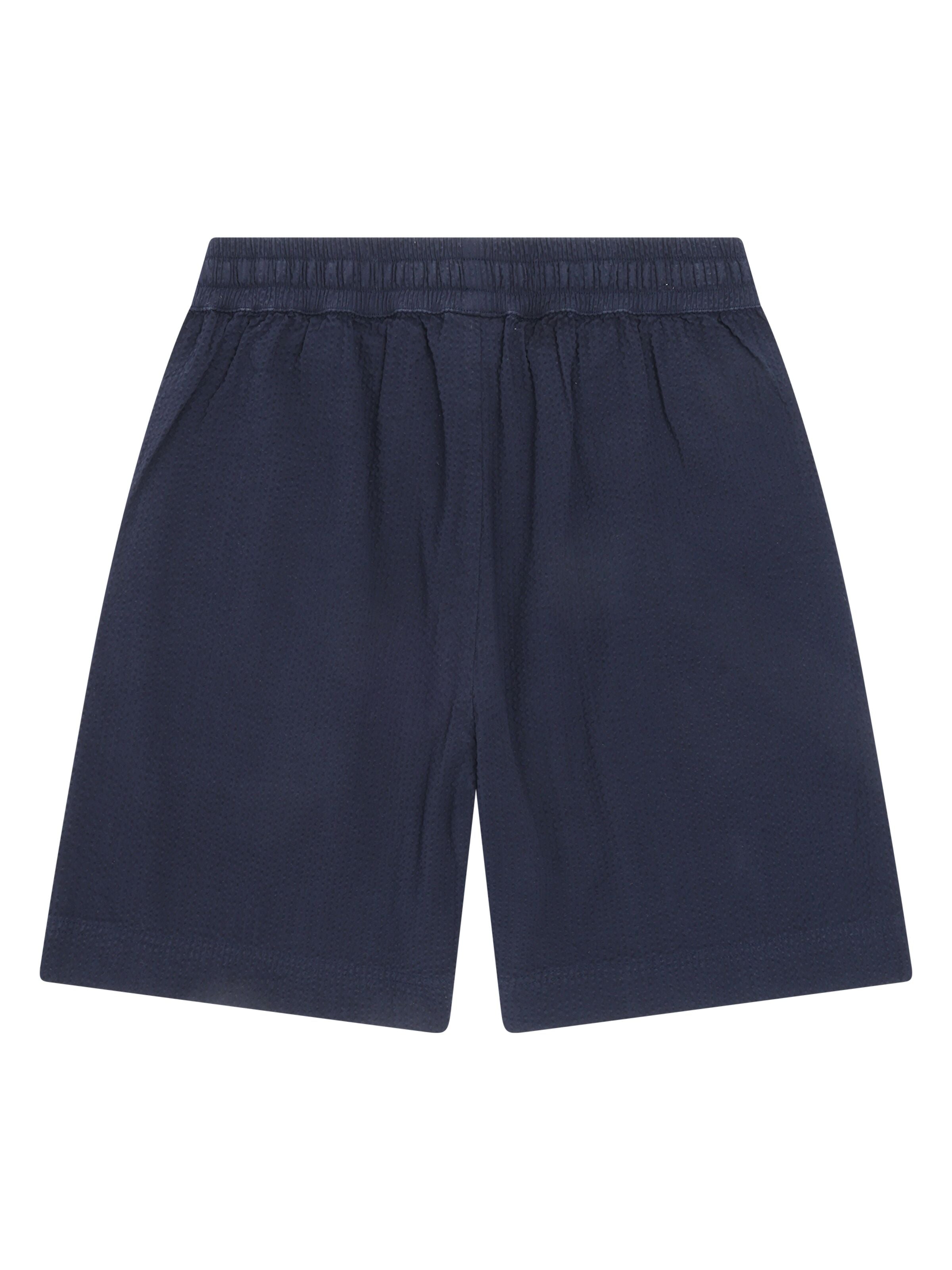 Weite Seersucker-Shorts POSEY aus Bio-Baumwolle