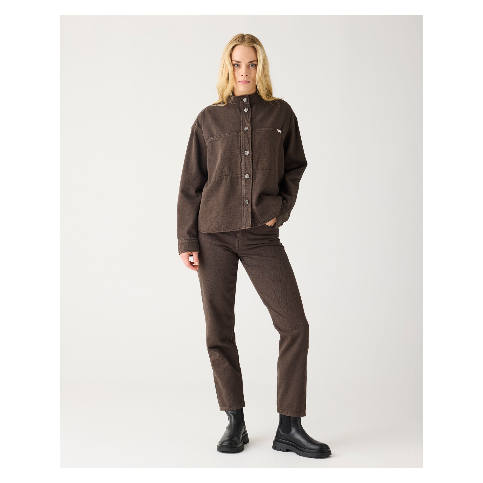 Twill Hose STELLA aus Bio-Baumwolle ROC/GOTS/Vegan