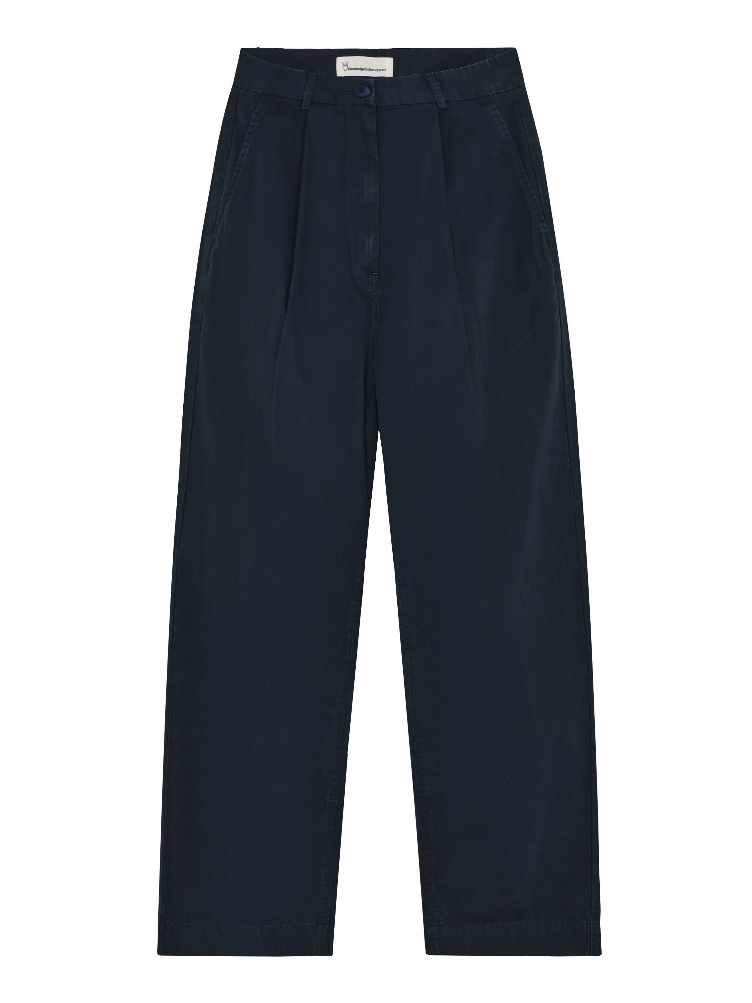 Popeline-Faltenhose aus Bio-Baumwolle