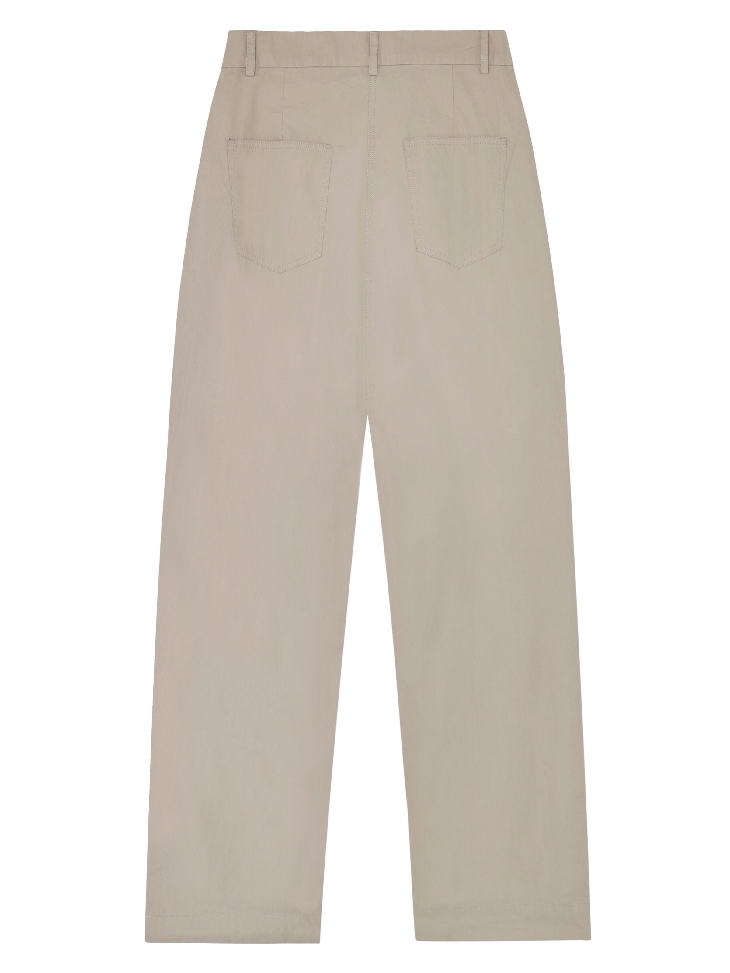 Popeline-Faltenhose aus Bio-Baumwolle