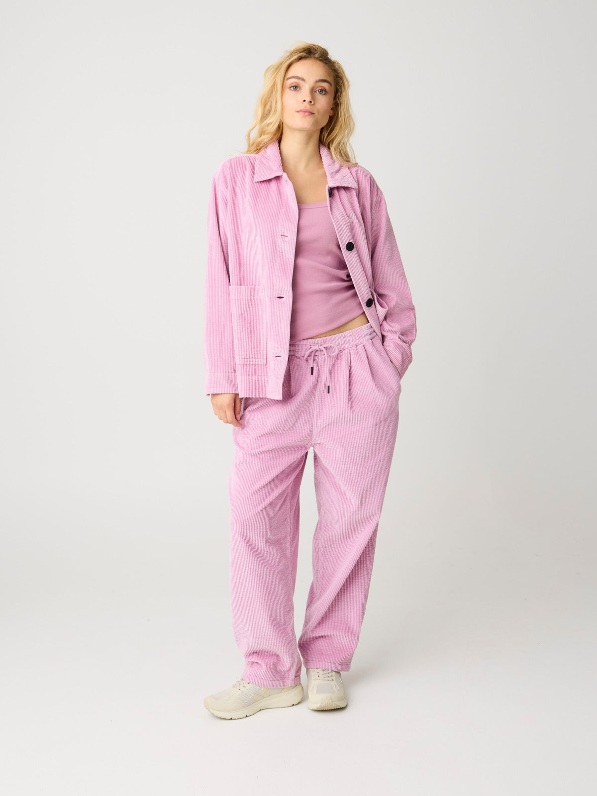 Cord Hose HAZY mit Kordelzug - Relaxed Fit - aus Bio-Baumwolle