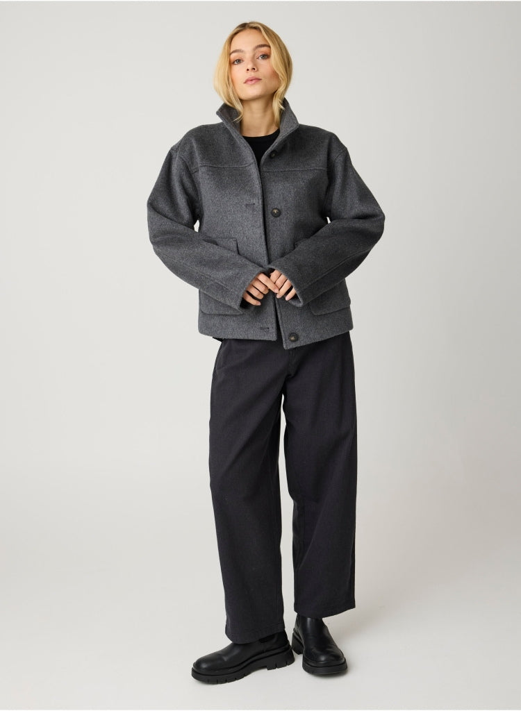 Flanell Barrel Hose BLOOM aus Bio-Baumwolle