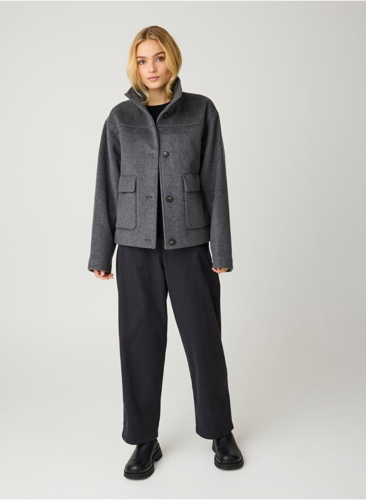 Flanell Barrel Hose BLOOM aus Bio-Baumwolle