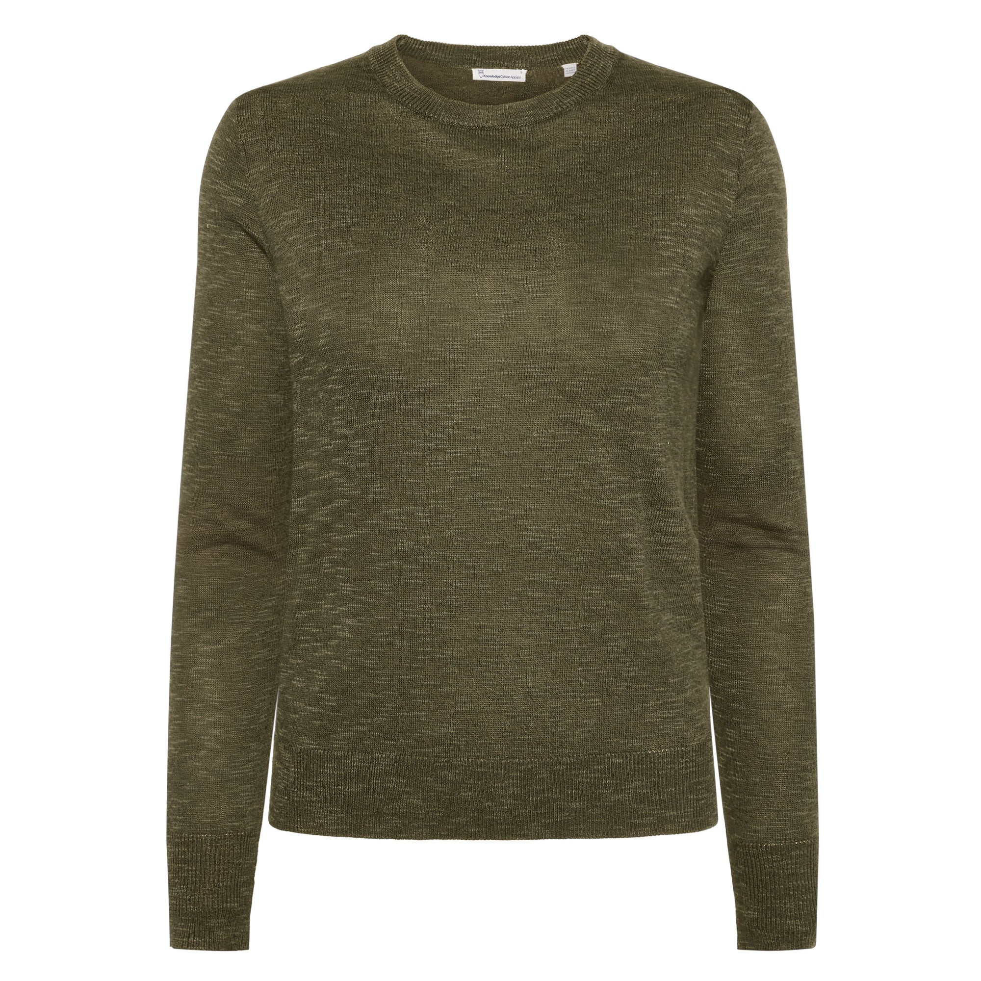 Crew-Neck-Pullover aus Tencel™ Damen
